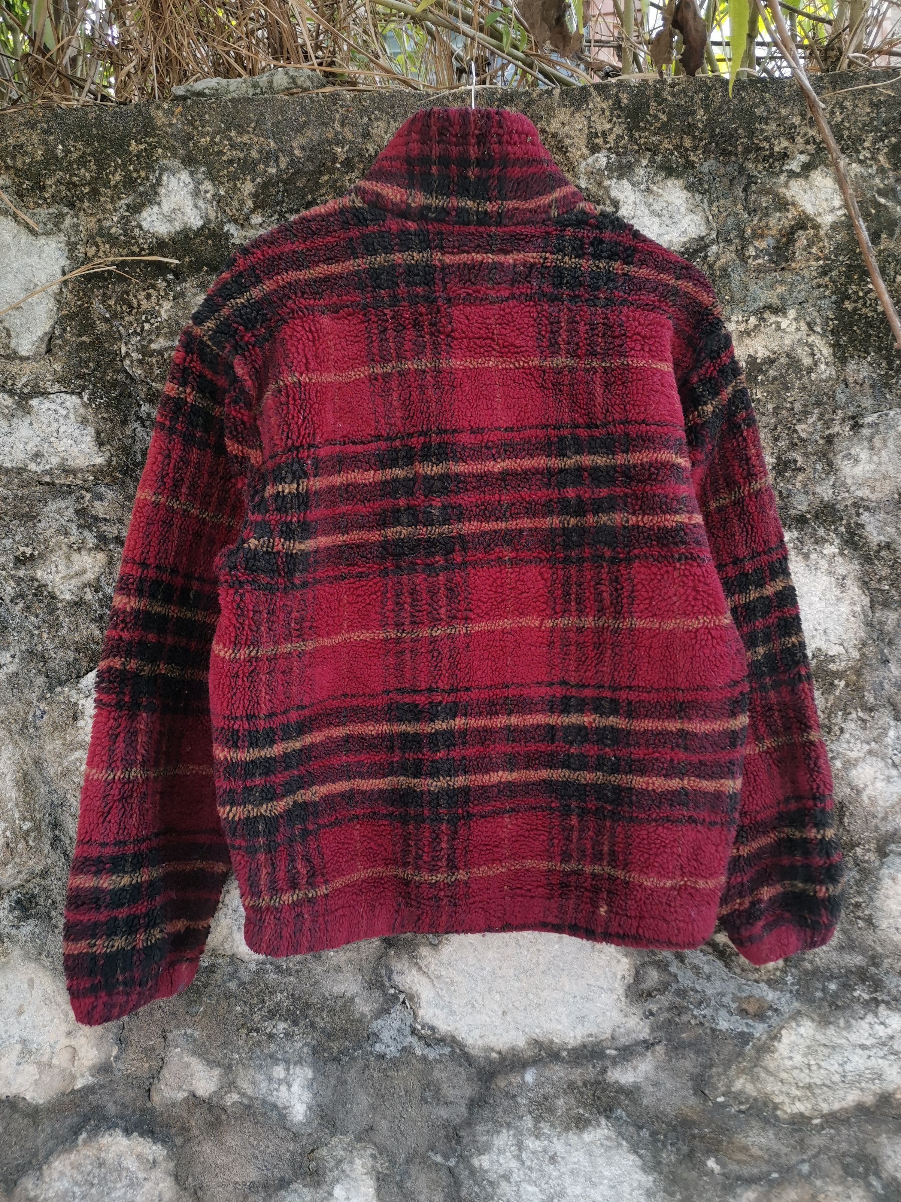Woolrich Woolen Mills Vintage 80s WOOLRICH Tribal Deep Pile Sherpa Jacket Size US S / EU 44-46 / 1 - 4 Thumbnail