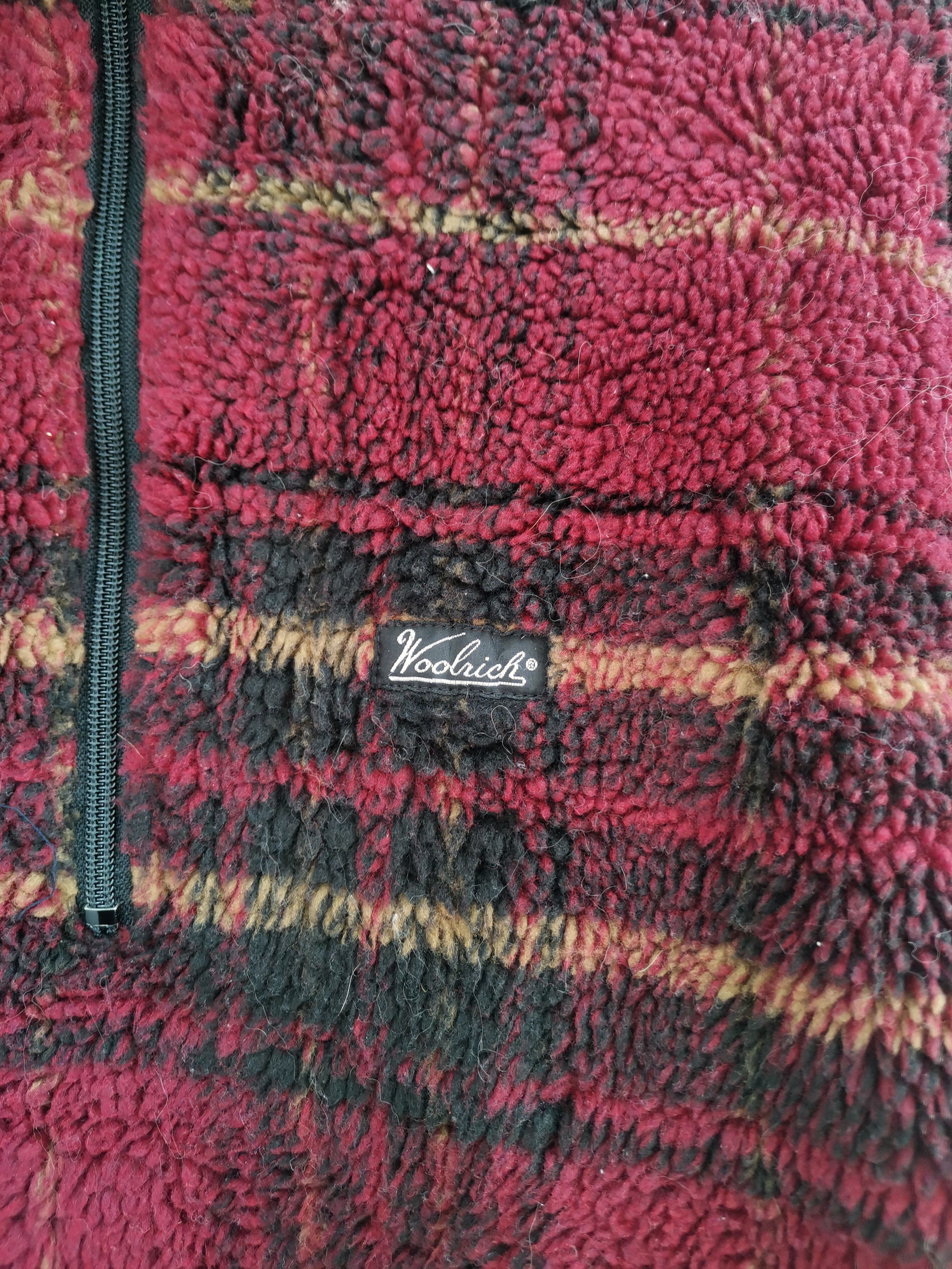 Woolrich Woolen Mills Vintage 80s WOOLRICH Tribal Deep Pile Sherpa Jacket Size US S / EU 44-46 / 1 - 2 Thumbnail