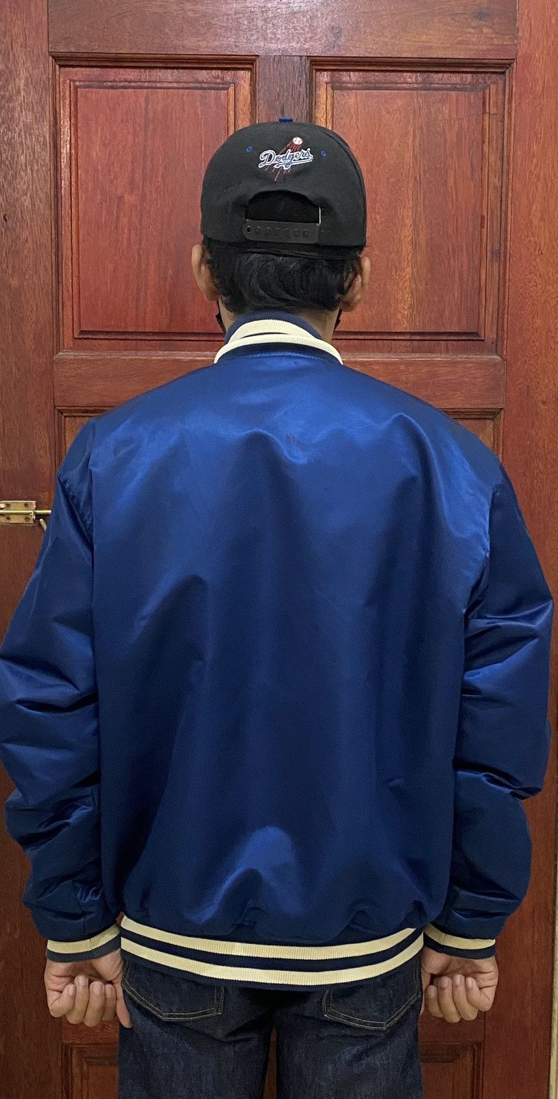 MLB × Starter × Vintage Vintage Starter New York Yankees MLB Varsity Satin Jacket Size US M / EU 48-50 / 2 - 2 Thumbnail