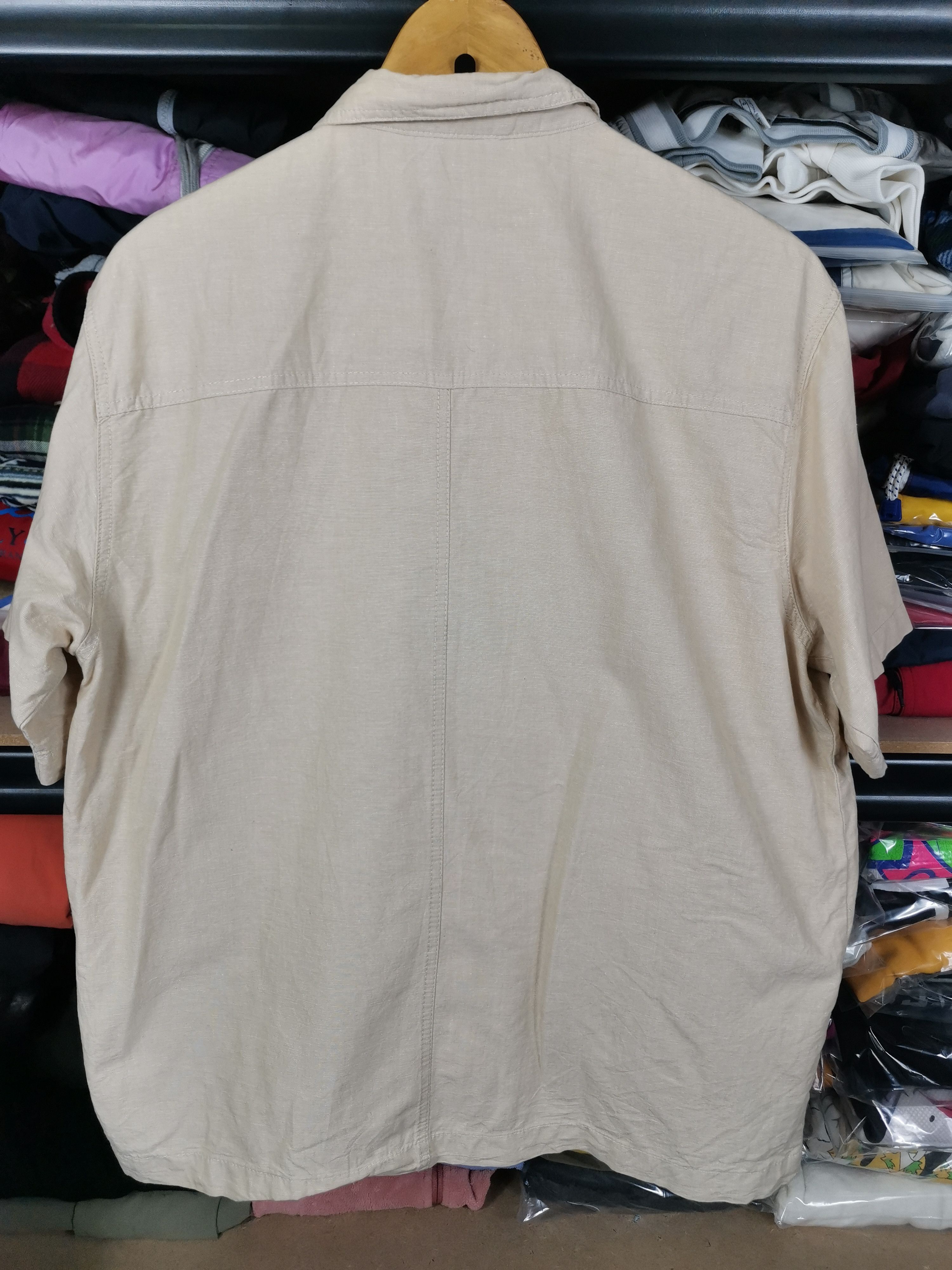 Japanese Brand Vintage Kansai Yamamoto Zipper Flannel Shirt Size US L / EU 52-54 / 3 - 2 Thumbnail