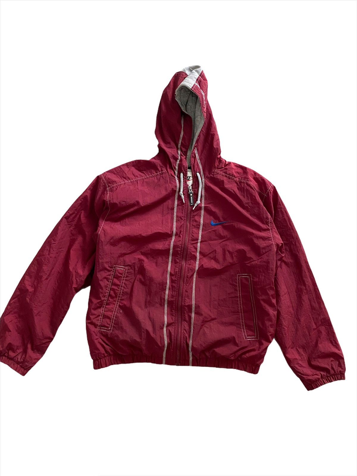 Nike × Nike ACG × Vintage Vintage Hoodie Nike Swoosh embroidery logo silver tag Size US M / EU 48-50 / 2 - 2 Thumbnail