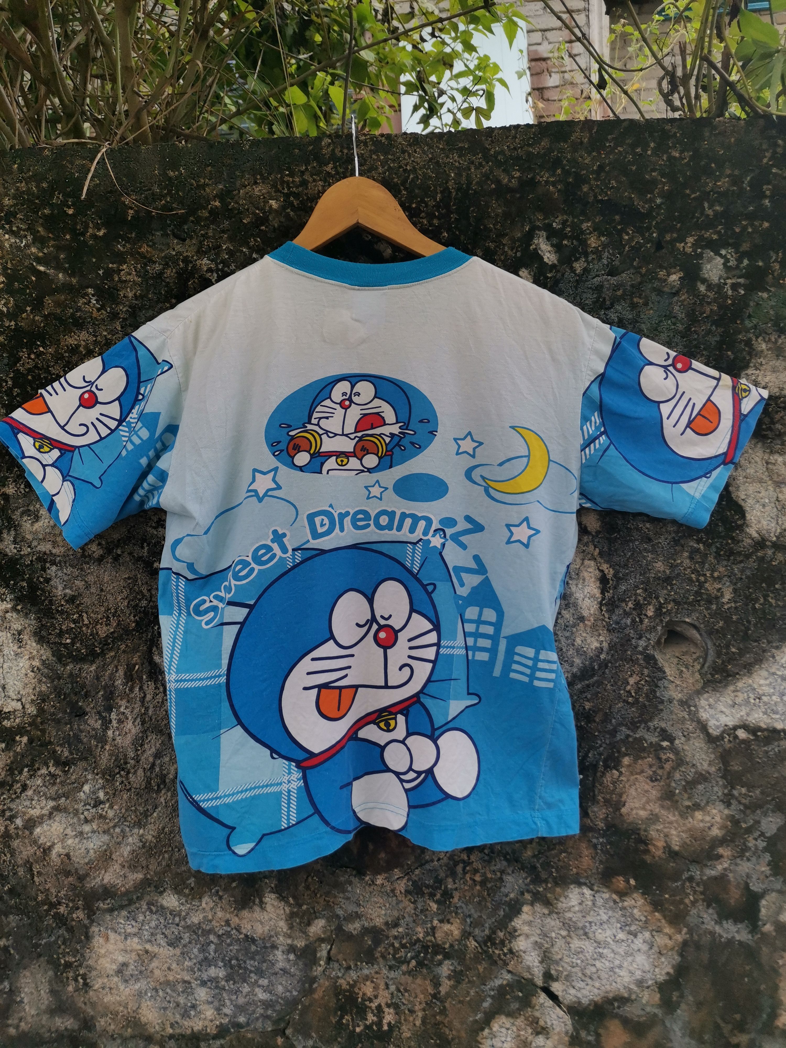 Anime Vintage Anima Fullprint Doreamon Tshirt Kids Size Size US S / EU 44-46 / 1 - 3 Thumbnail