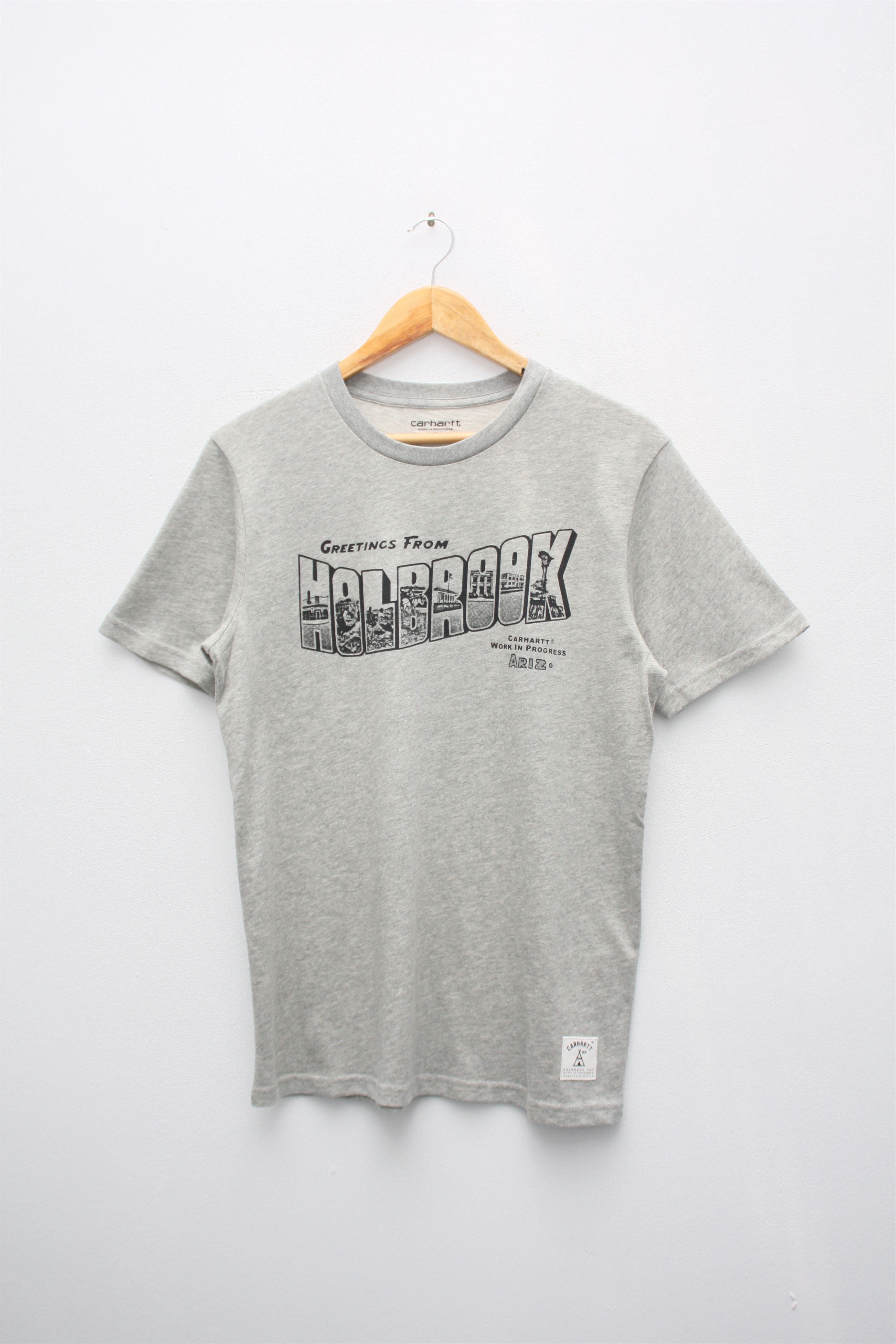Carhartt Wip NWT Carhartt WIP Holbrook Greetings T-Shirt Grey Size US S / EU 44-46 / 1 - 1 Thumbnail