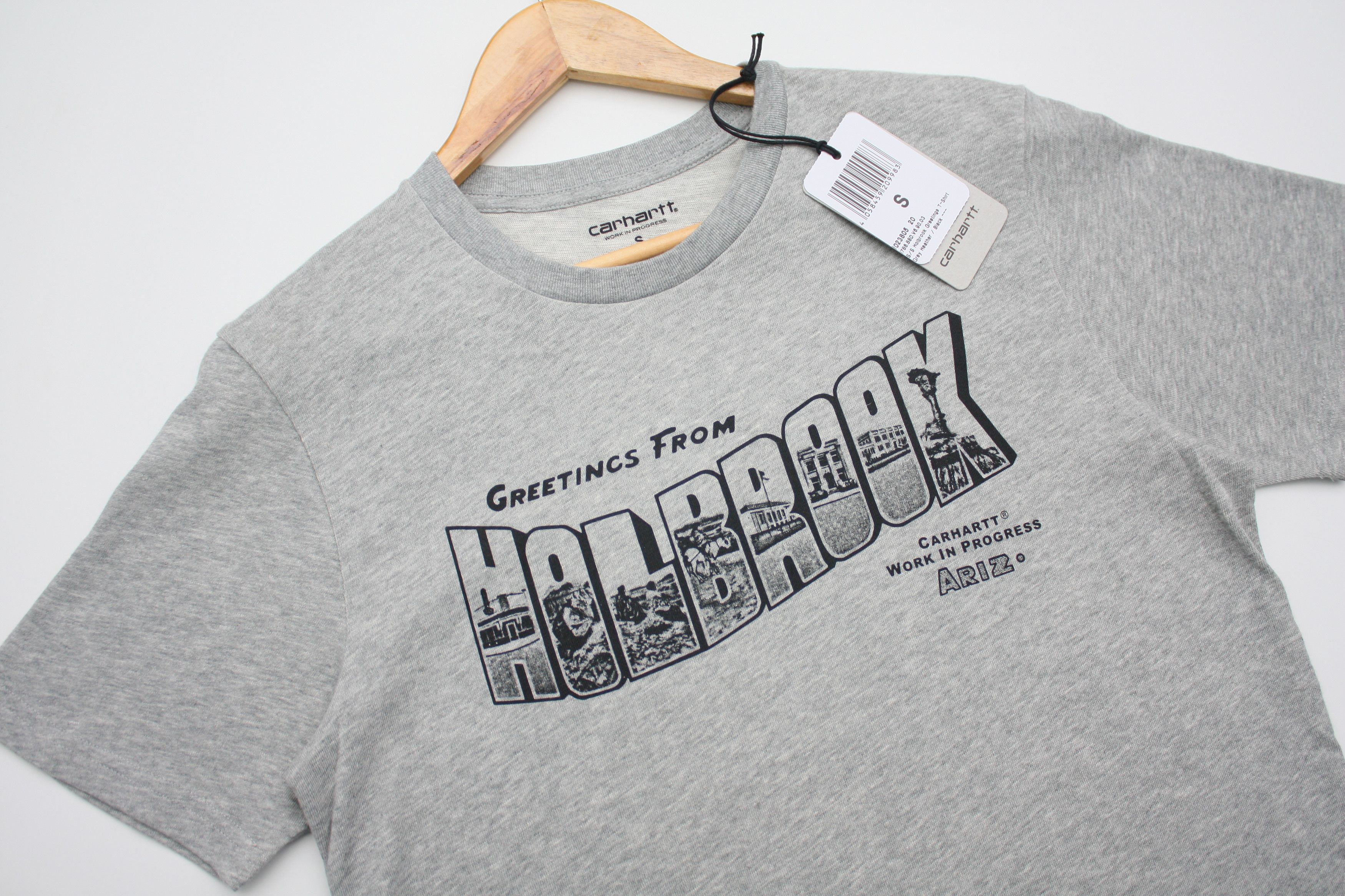 Carhartt Wip NWT Carhartt WIP Holbrook Greetings T-Shirt Grey Size US S / EU 44-46 / 1 - 3 Thumbnail