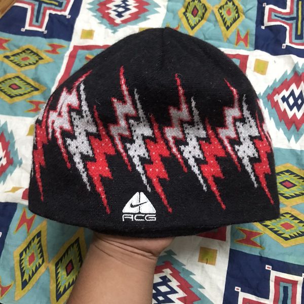 Nike ACG Rare Vintage Nike ACG lightning beanie hat | Grailed