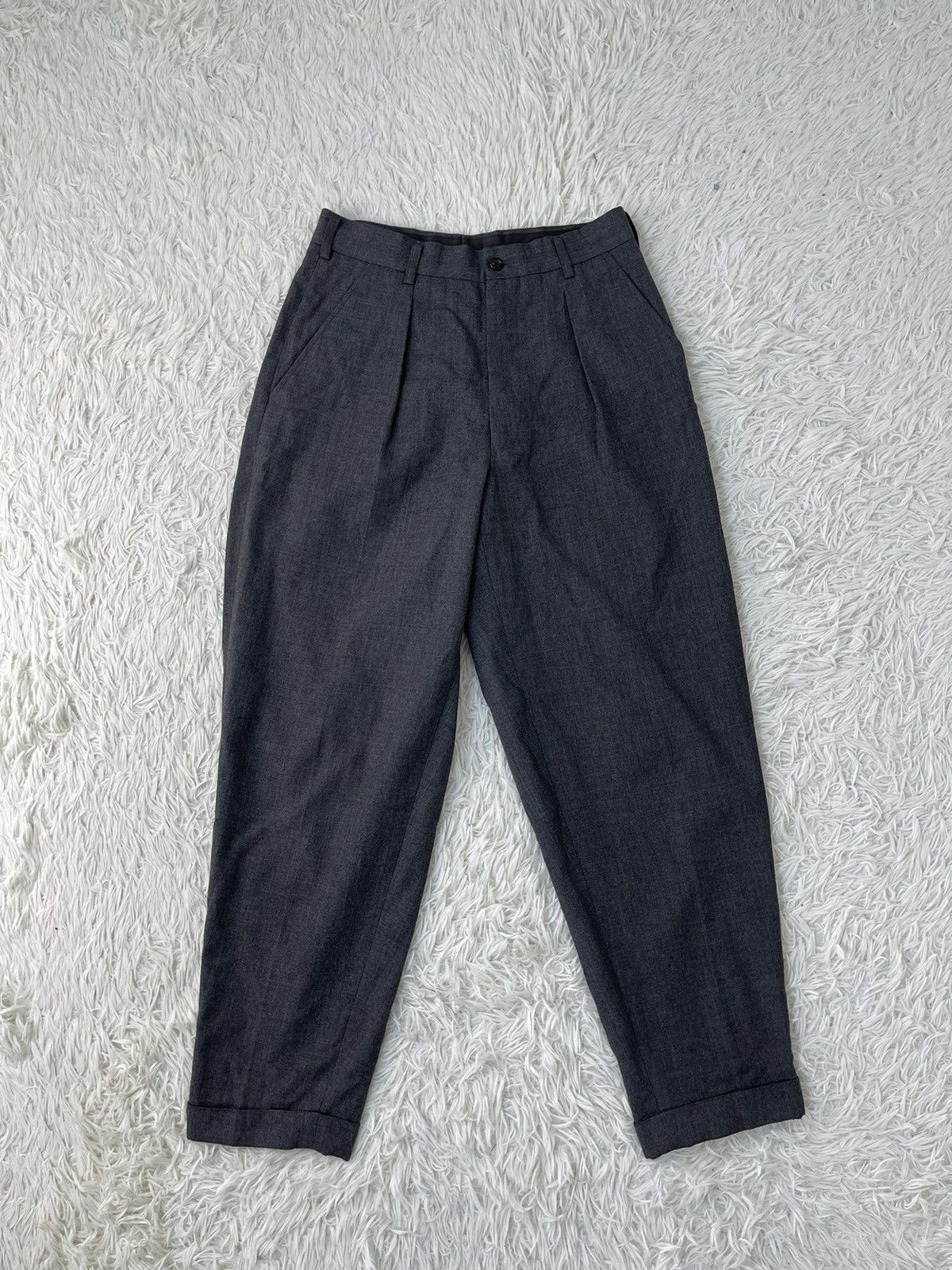 CDG by Comme des Garcons × Comme des Garcons Homme Plus × Vintage 🔥HOT SALE 🚀 AD1989 Comme Des Garcons Homme Plus Slack Pants Size US 29 - 1 Thumbnail