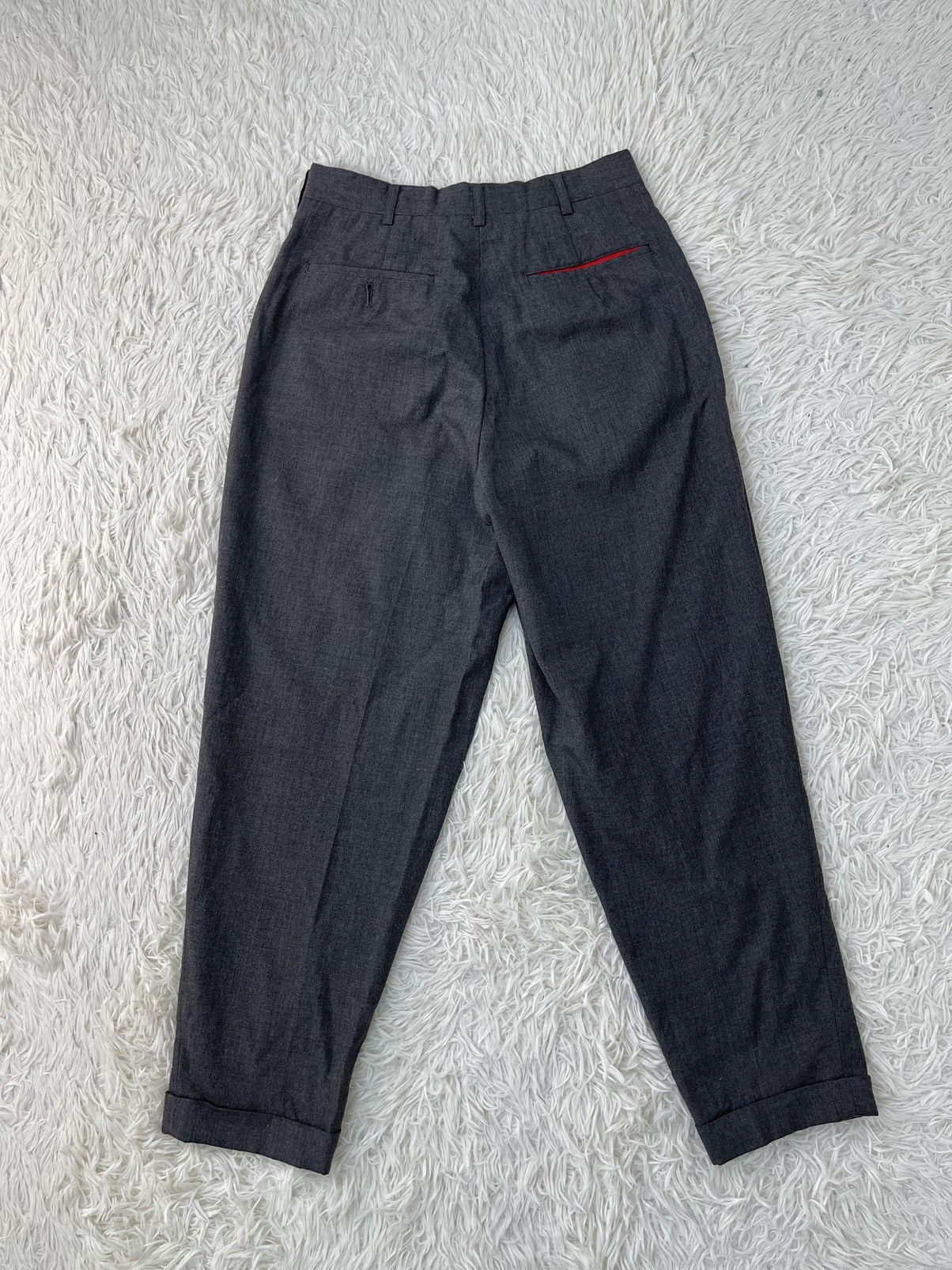 CDG by Comme des Garcons × Comme des Garcons Homme Plus × Vintage 🔥HOT SALE 🚀 AD1989 Comme Des Garcons Homme Plus Slack Pants Size US 29 - 3 Thumbnail