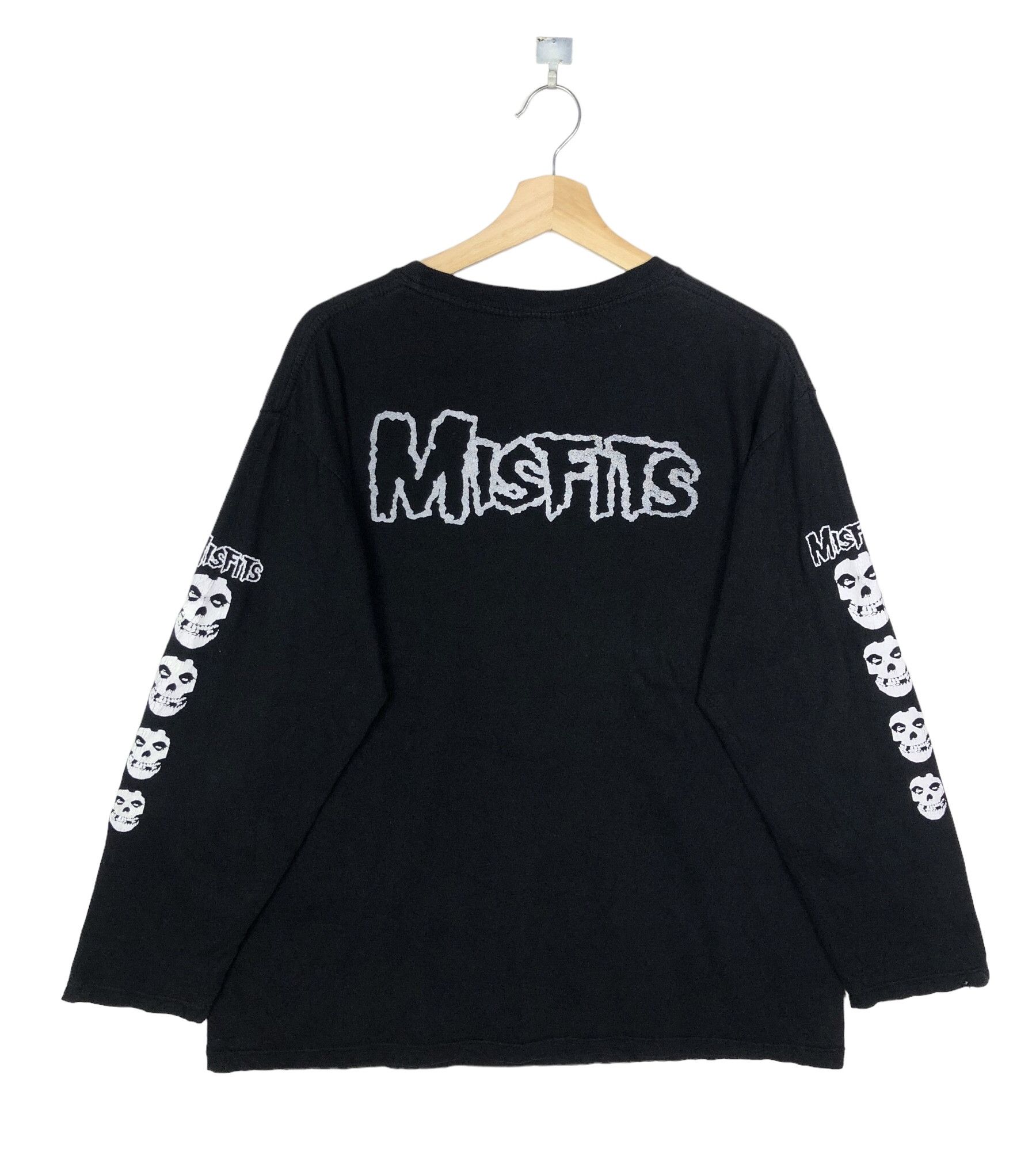 Band Tees RARE🔥VINTAGE Y2K MISFITS BOOTLEG L/S SHIRT Size US L / EU 52-54 / 3 - 2 Thumbnail