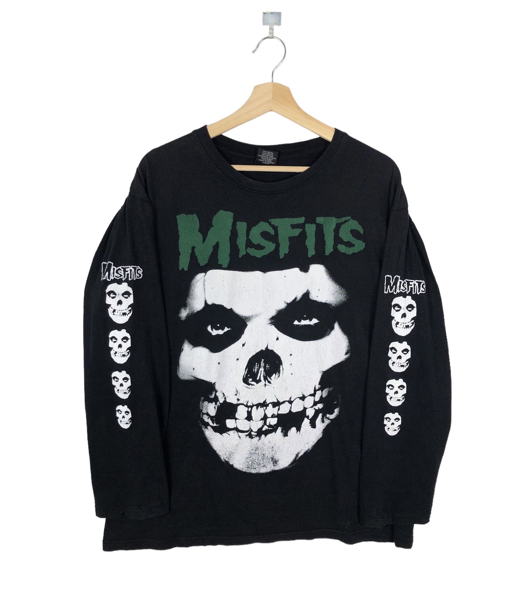 Band Tees RARE🔥VINTAGE Y2K MISFITS BOOTLEG L/S SHIRT Size US L / EU 52-54 / 3 - 1 Thumbnail