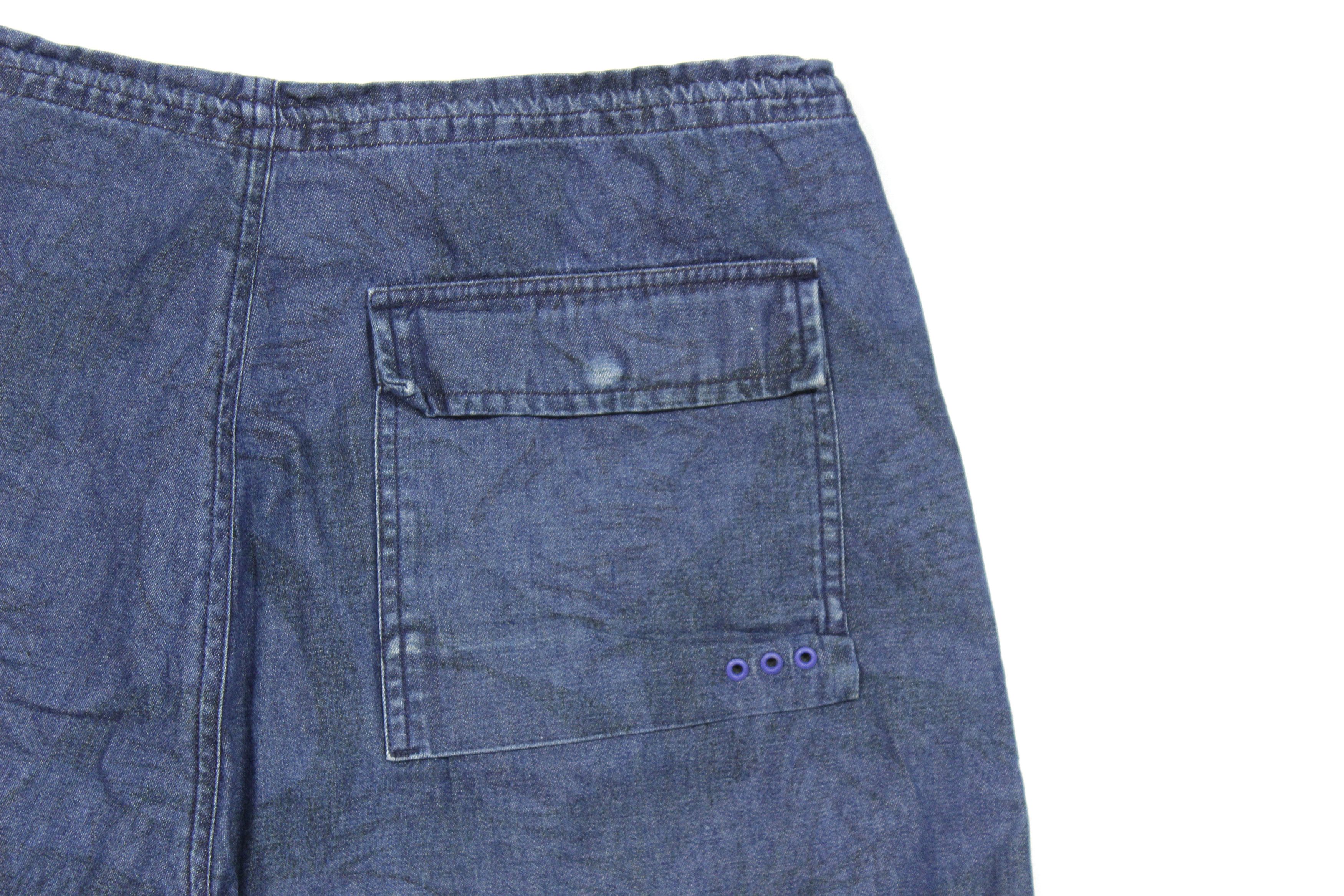 Maharishi 00S 14Oz Denim Printed Cut Off Shorts Vintage L Size Size US 34 / EU 50 - 4 Thumbnail
