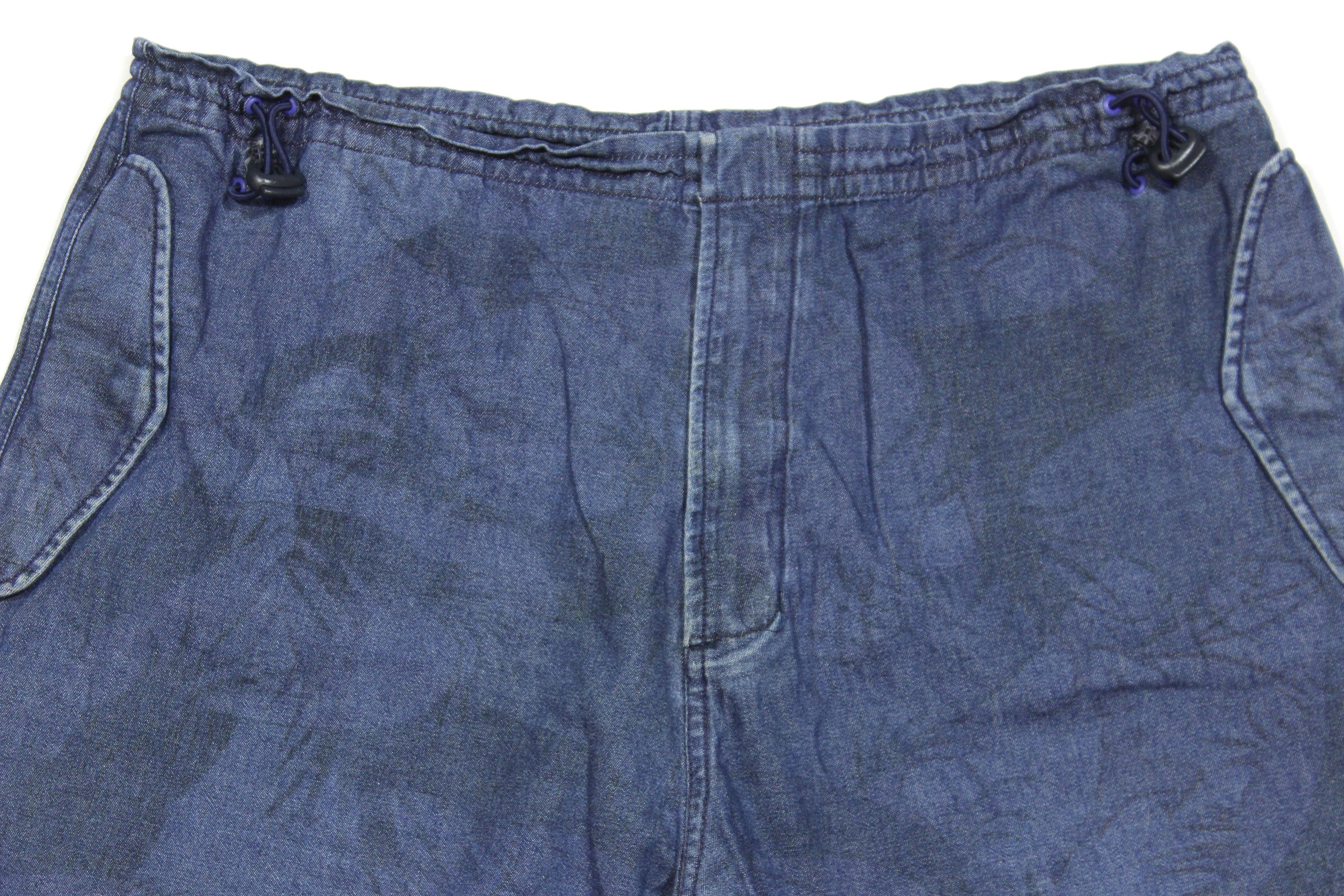 Maharishi 00S 14Oz Denim Printed Cut Off Shorts Vintage L Size Size US 34 / EU 50 - 3 Thumbnail