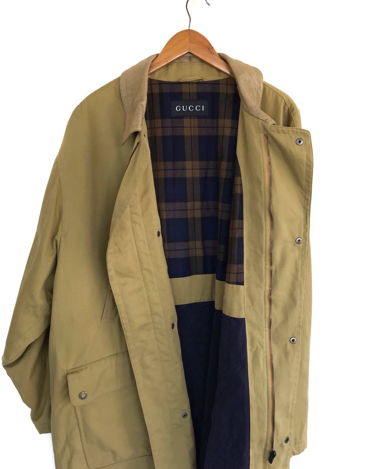 Gucci Vintage Gucci Italy Luxury Long Jacket Size US XL / EU 56 / 4 - 2 Thumbnail