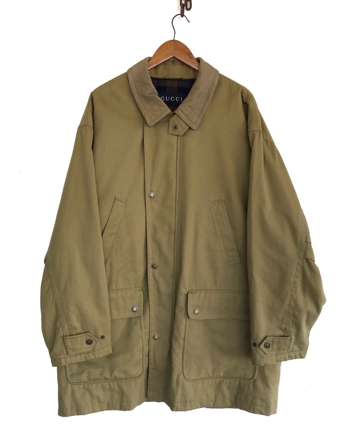 Gucci Vintage Gucci Italy Luxury Long Jacket Size US XL / EU 56 / 4 - 3 Thumbnail