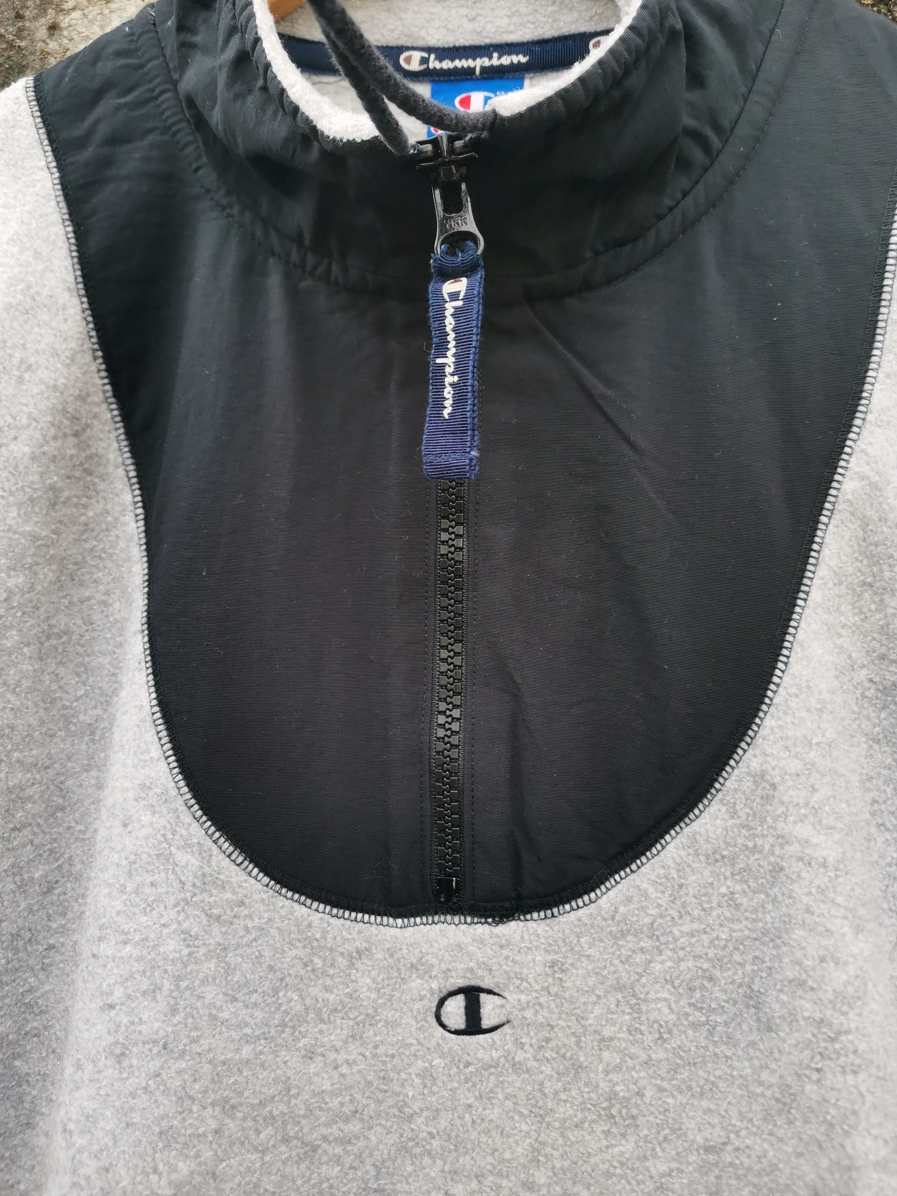 Champion Vintage Champion Fleece Half Zipper Sweater Size US XL / EU 56 / 4 - 2 Thumbnail