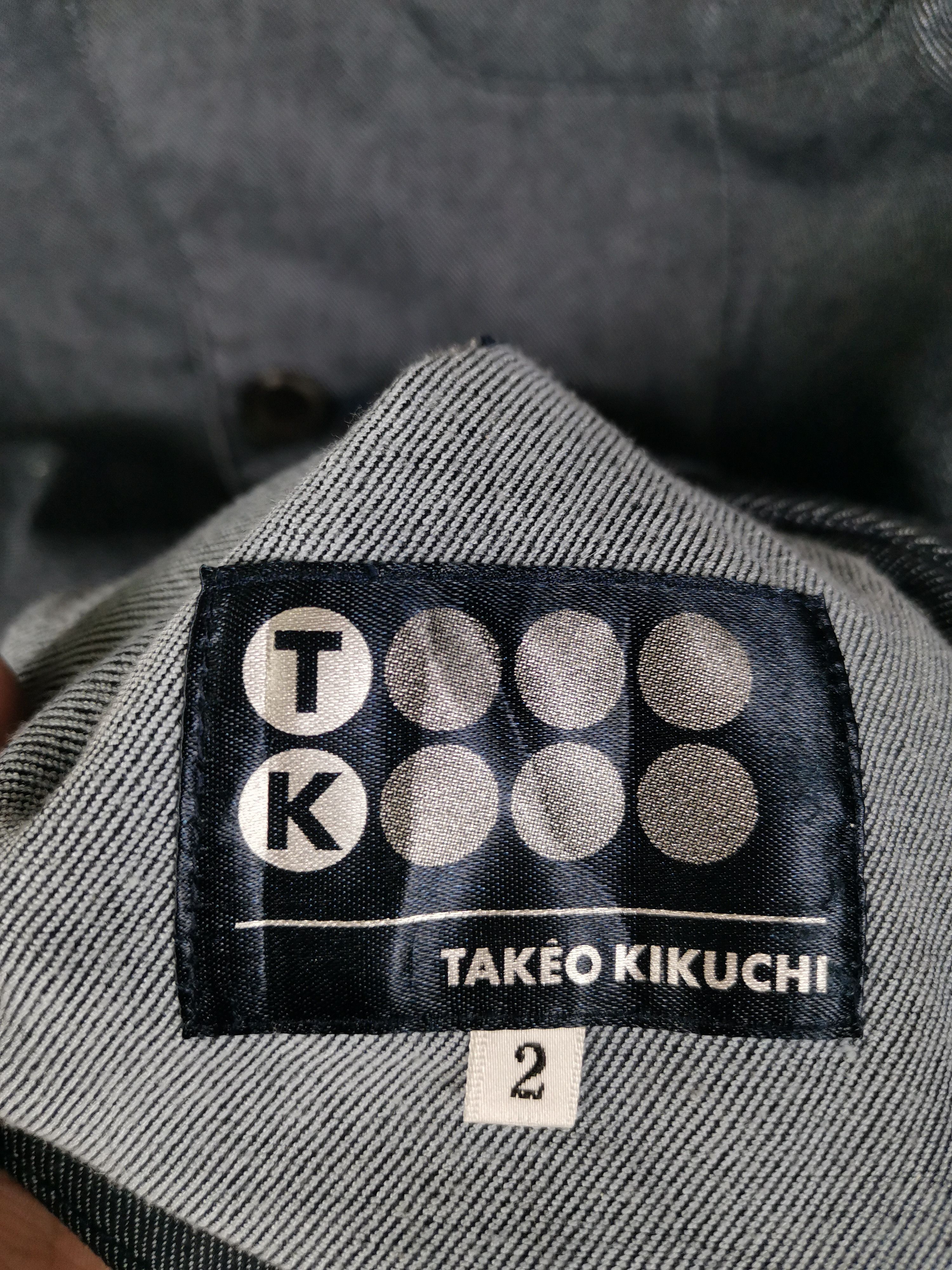 Japanese Brand Vintage Japanese Brand Takeo Kikuchi Denim Blazer Coat Size US S / EU 44-46 / 1 - 3 Thumbnail