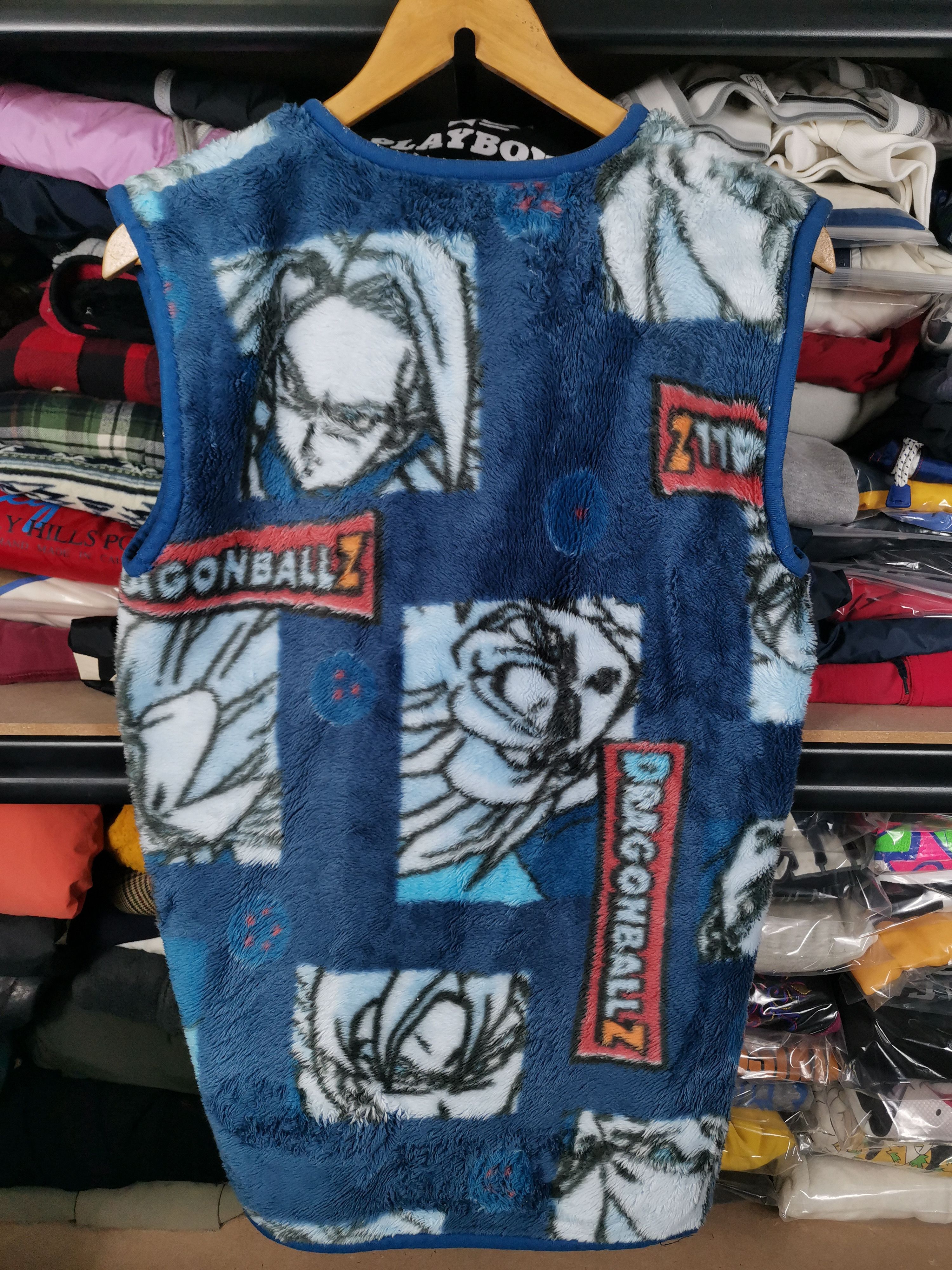 Anime Vintage Dragon Ball Z Fleece Vest Size US S / EU 44-46 / 1 - 2 Thumbnail
