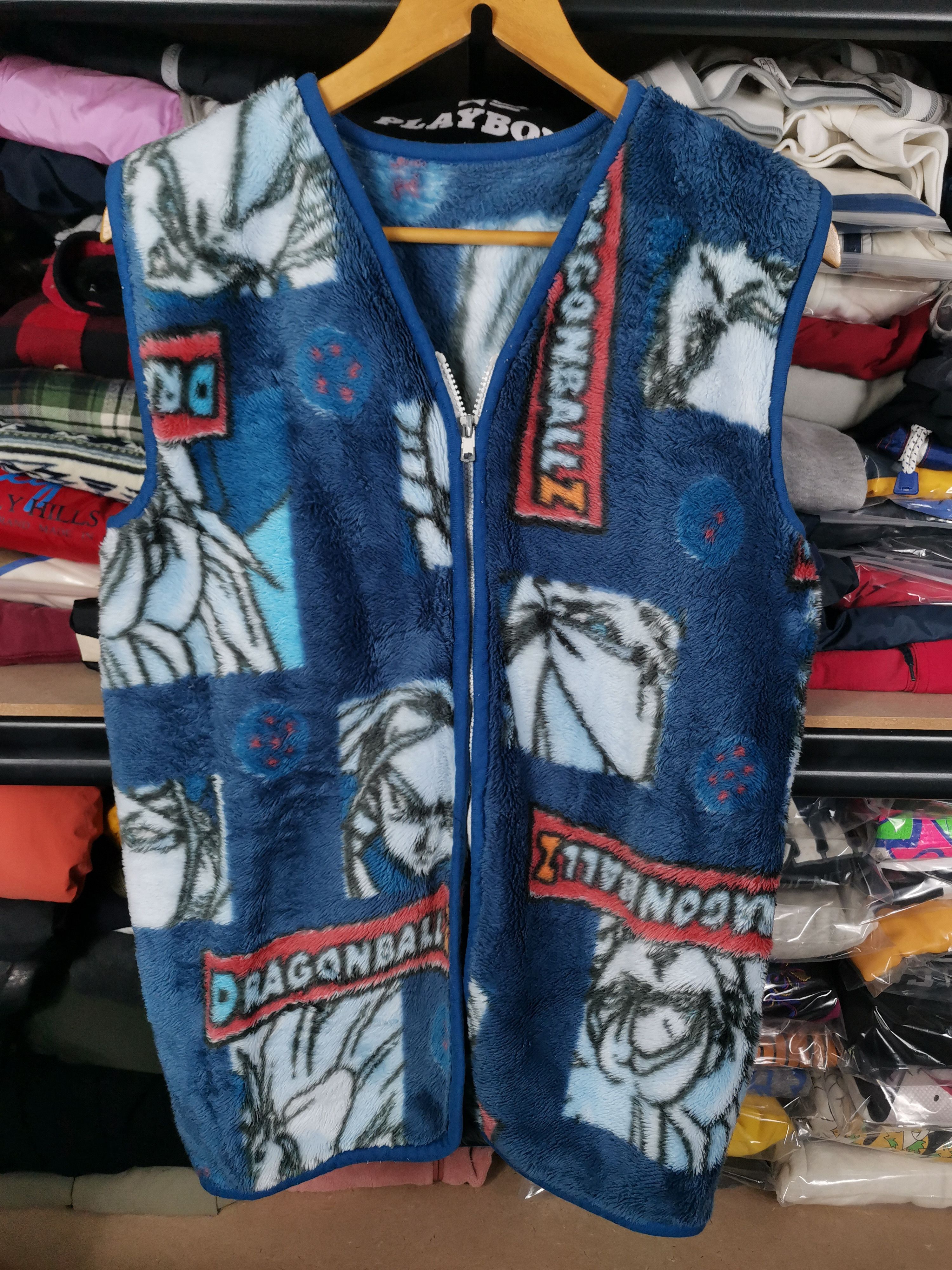 Anime Vintage Dragon Ball Z Fleece Vest Size US S / EU 44-46 / 1 - 1 Thumbnail