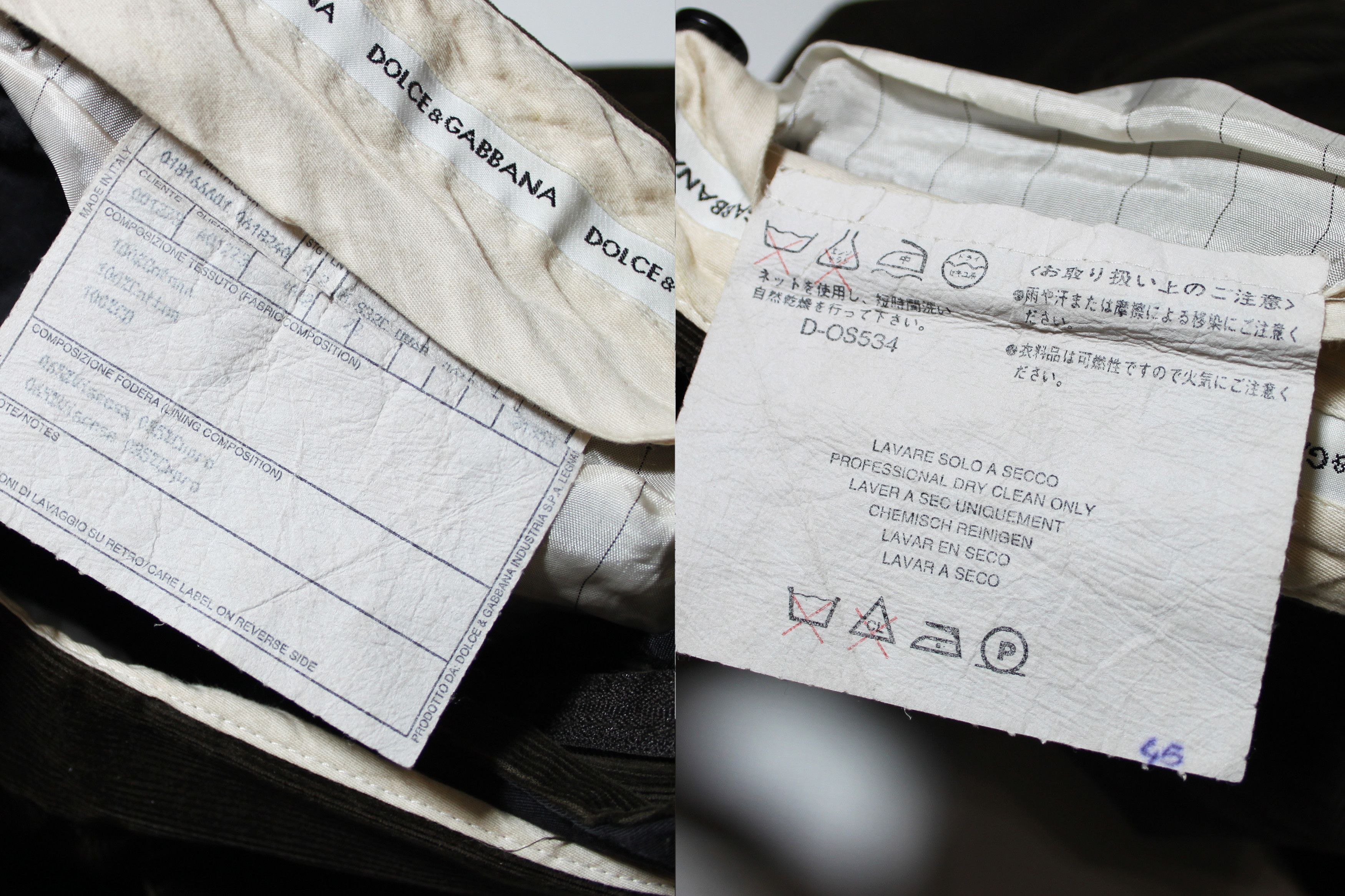 Dolce & Gabbana Vintage Dolce&Gabbana Corduroy pants Size US 36 / EU 52 - 5 Thumbnail