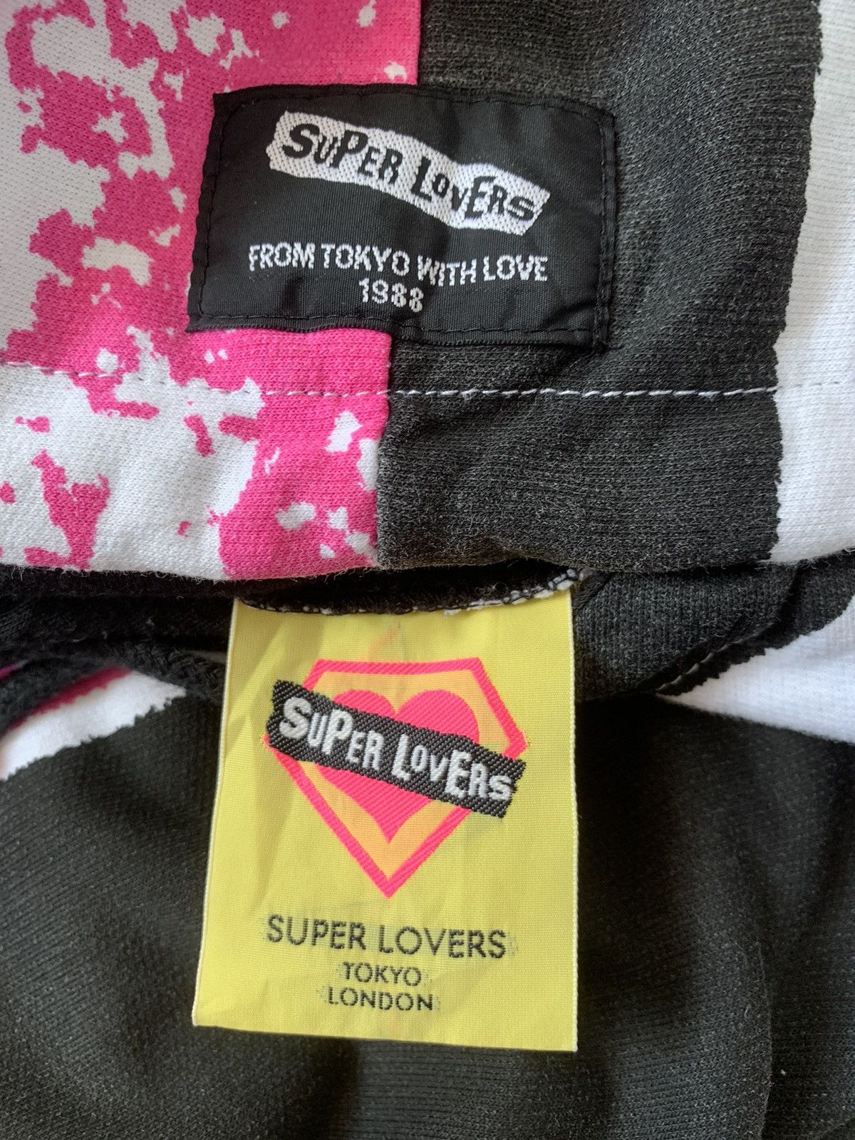 Japanese Brand × Vintage 💀 Super Lovers Union Jack Flag Oversized Sweatshirt Hoodie Size US L / EU 52-54 / 3 - 7 Thumbnail