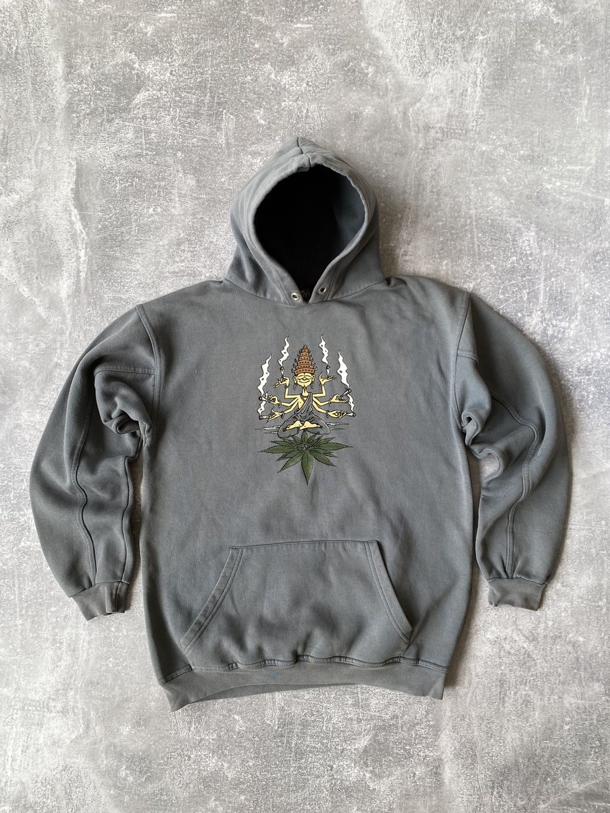 Hook-Ups × Vintage Vintage Marihuana Hashish Weed Hoodie Size US M / EU 48-50 / 2 - 1 Thumbnail