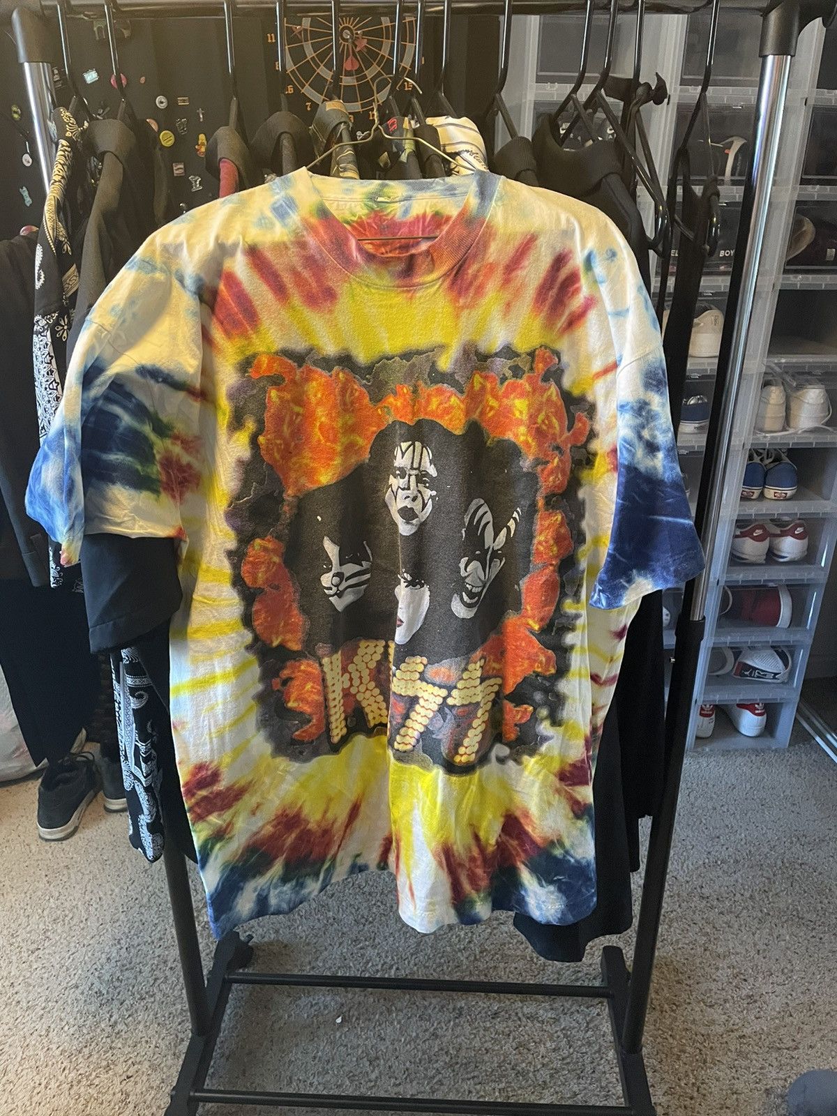 Vintage 1996 kiss tour shirt Size US XXL / EU 58 / 5 - 1 Thumbnail