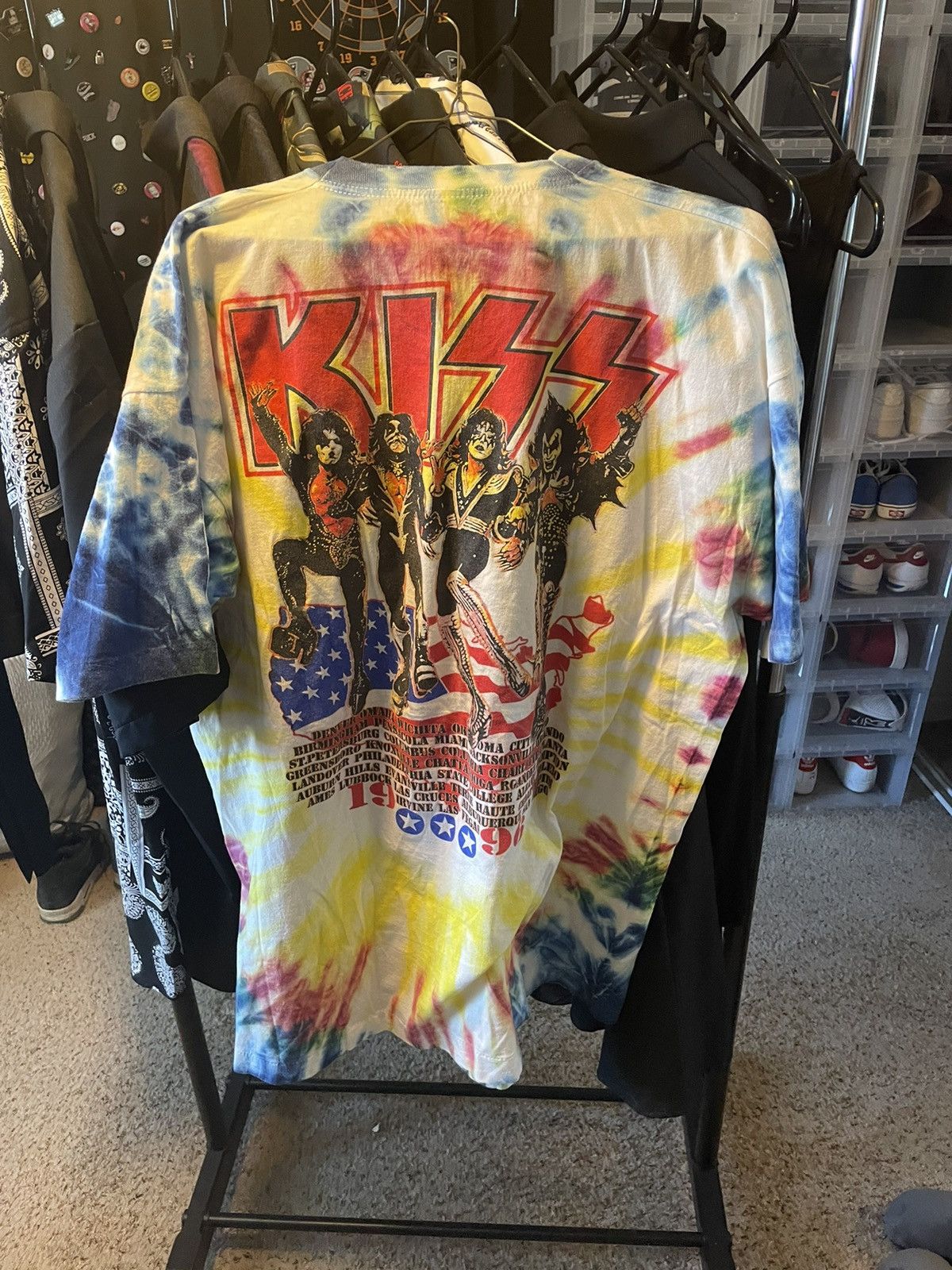 Vintage 1996 kiss tour shirt Size US XXL / EU 58 / 5 - 2 Thumbnail