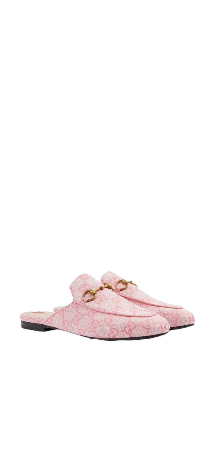 Gucci Princetown GG Canvas Slippers