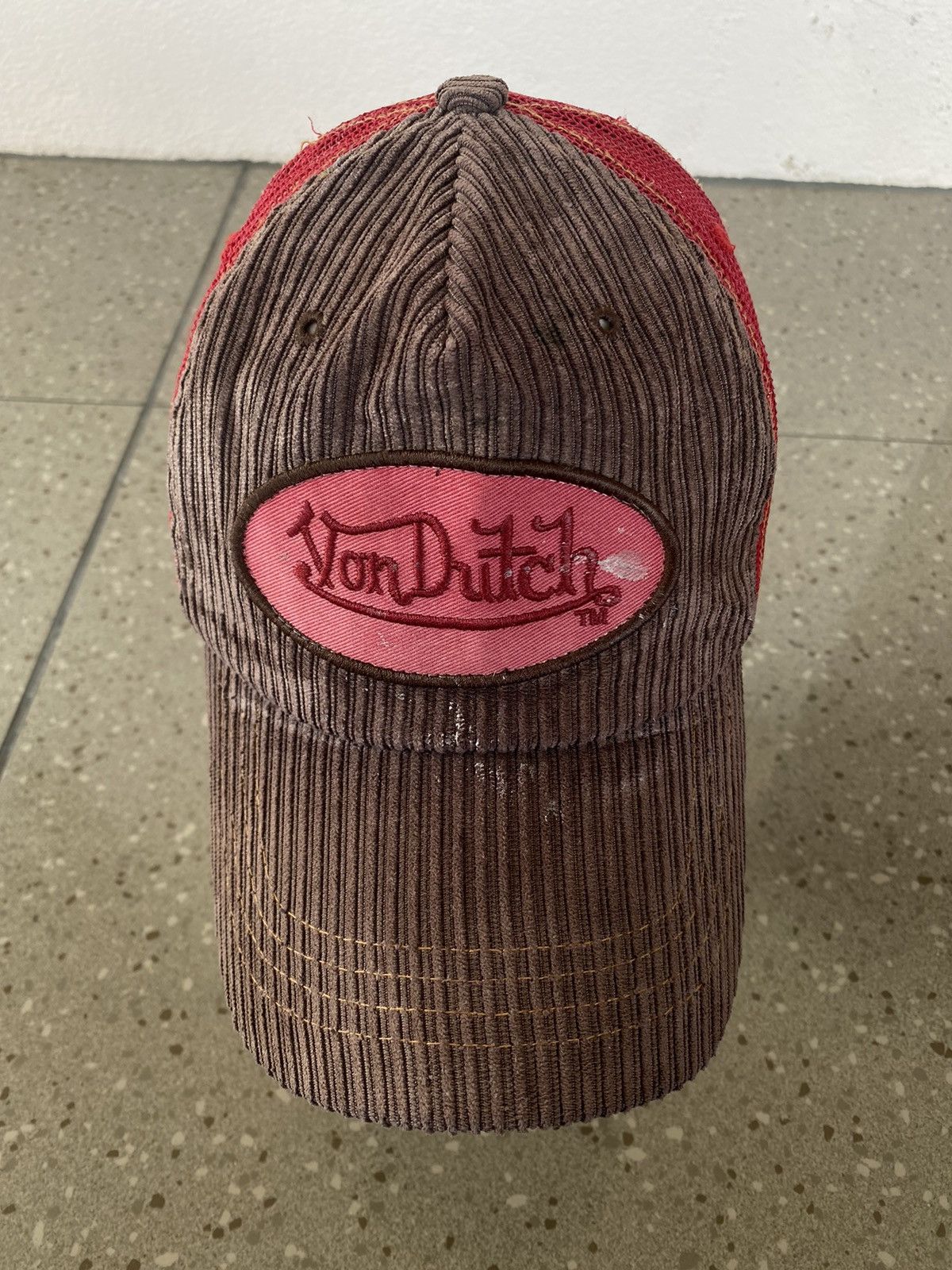 Von Dutch Von dutch Corduroy Cap Mesh Trucker Hat Size ONE SIZE - 2 Thumbnail