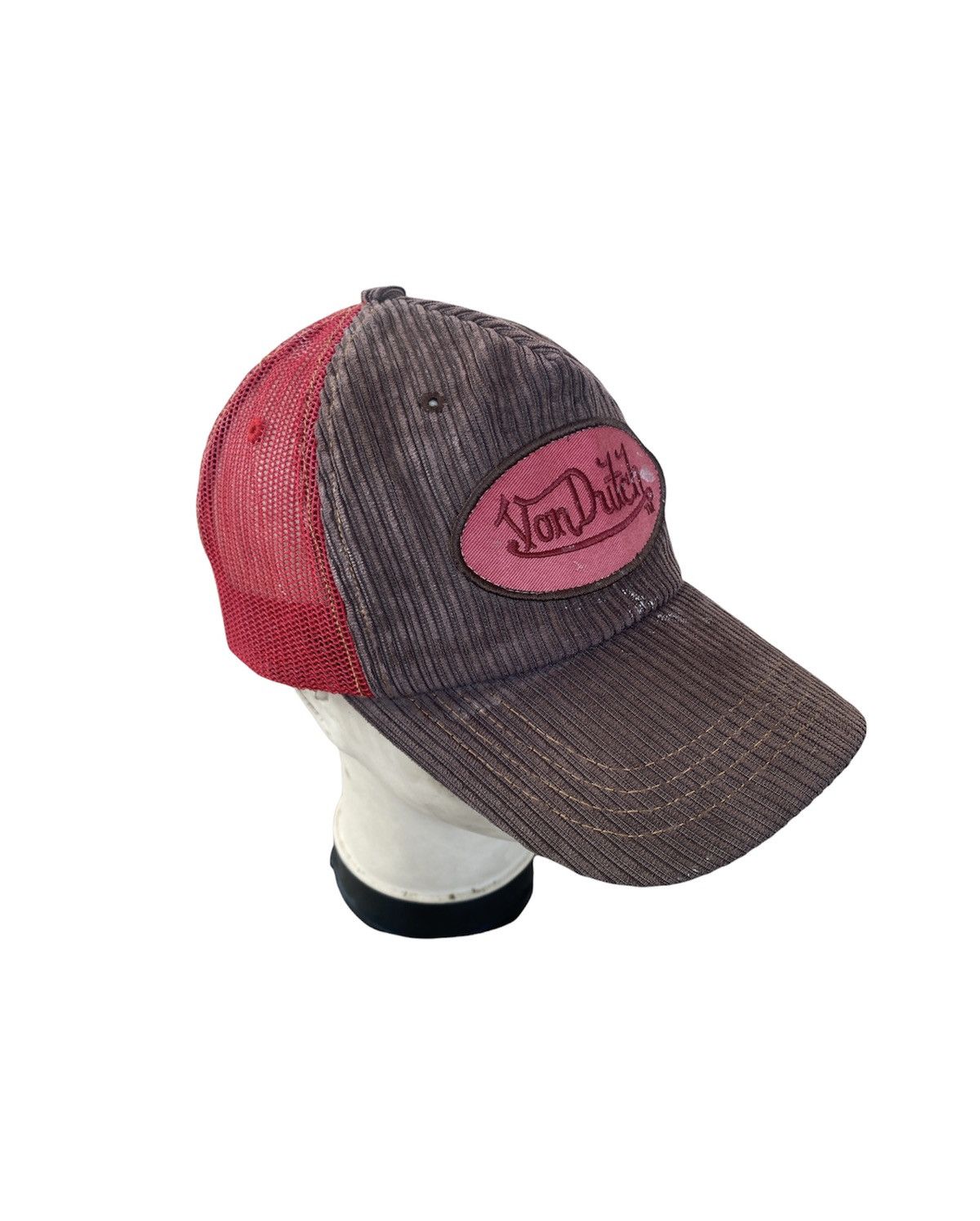 Von Dutch Von dutch Corduroy Cap Mesh Trucker Hat Size ONE SIZE - 1 Thumbnail