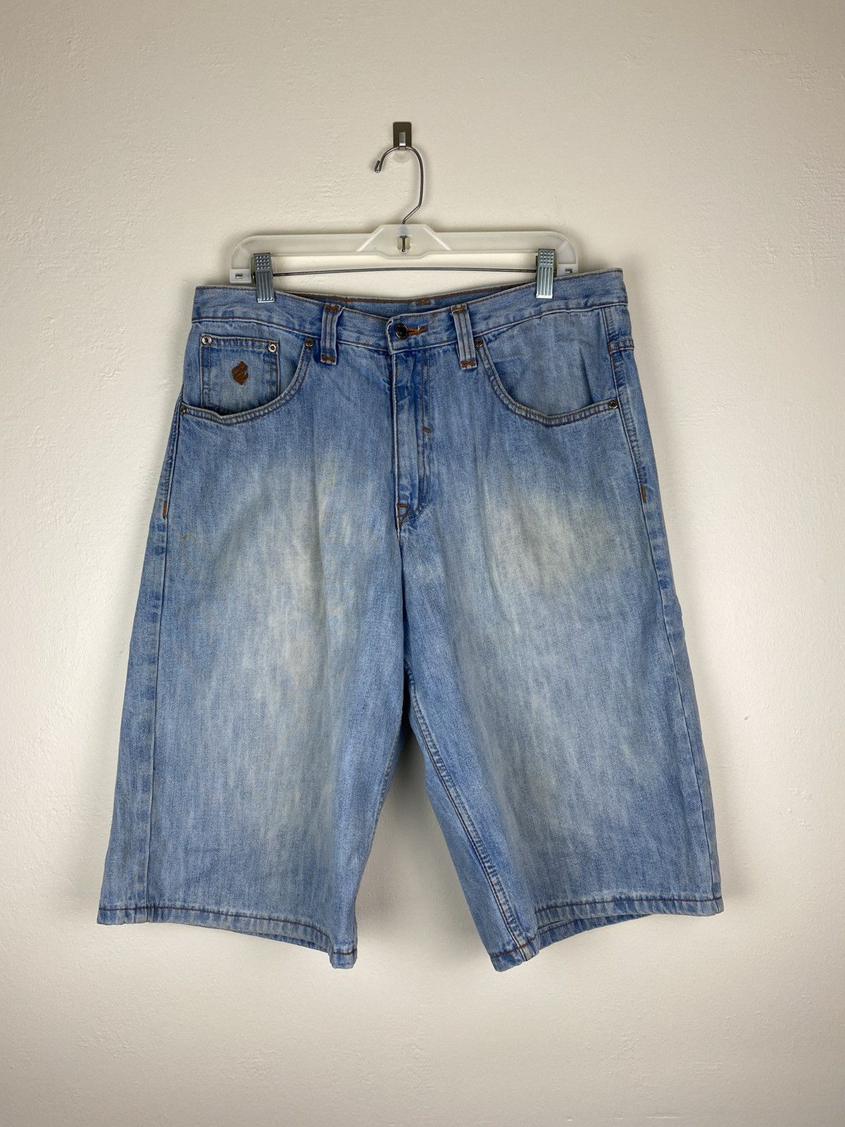 Rocawear × Vintage Vintage Rocawear Denim Jean Shorts Jorts y2k baggy Rare Size US 34 / EU 50 - 2 Thumbnail