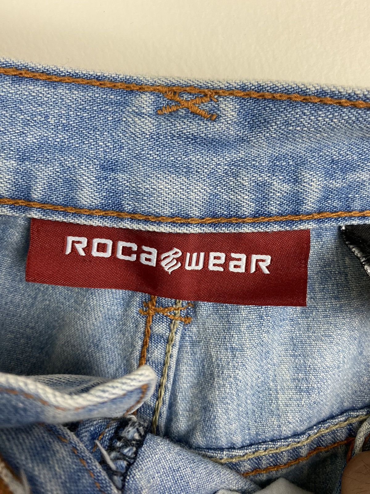 Rocawear × Vintage Vintage Rocawear Denim Jean Shorts Jorts y2k baggy Rare Size US 34 / EU 50 - 14 Thumbnail