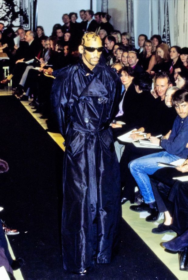Jean Paul Gaultier GRAIL 1987 MMM x JPG transparent trench coat Size US XL / EU 56 / 4 - 2 Thumbnail