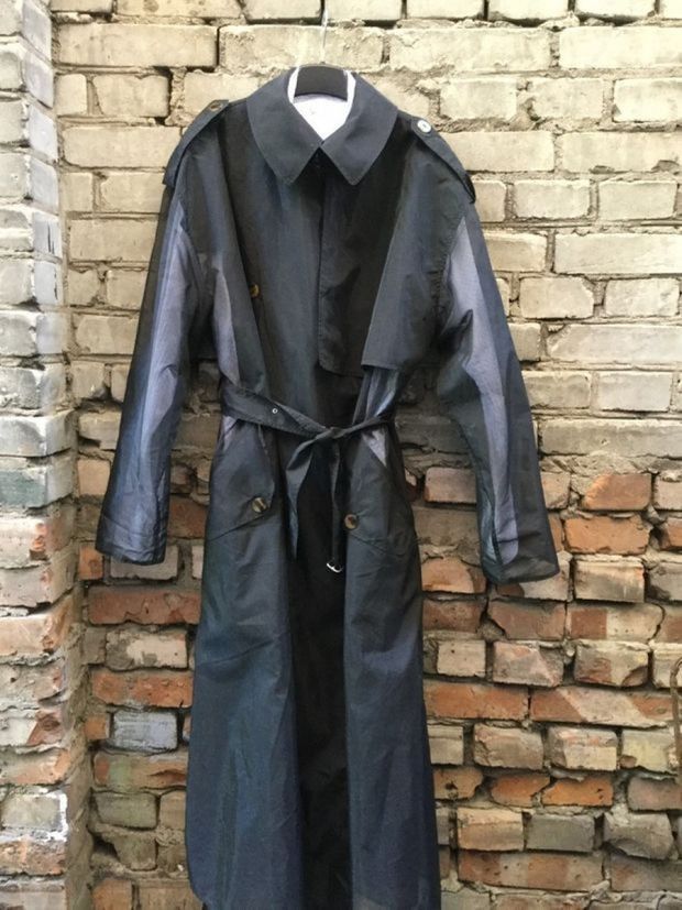 Jean Paul Gaultier GRAIL 1987 MMM x JPG transparent trench coat Size US XL / EU 56 / 4 - 1 Thumbnail