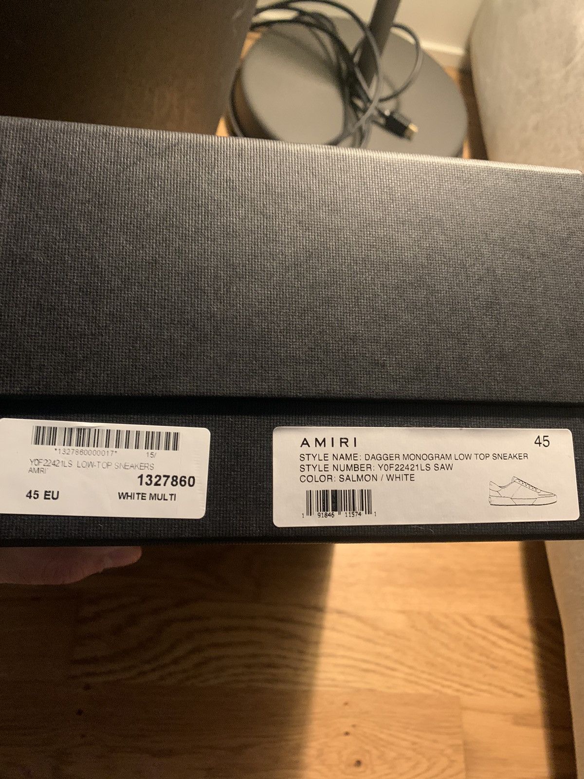 Amiri Dagger Monogram Low Top Sneaker Size US 12 / EU 45 - 7 Thumbnail