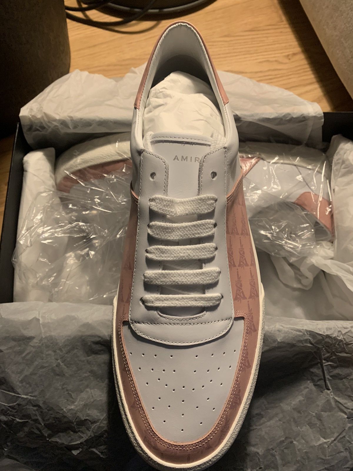 Amiri Dagger Monogram Low Top Sneaker Size US 12 / EU 45 - 1 Thumbnail
