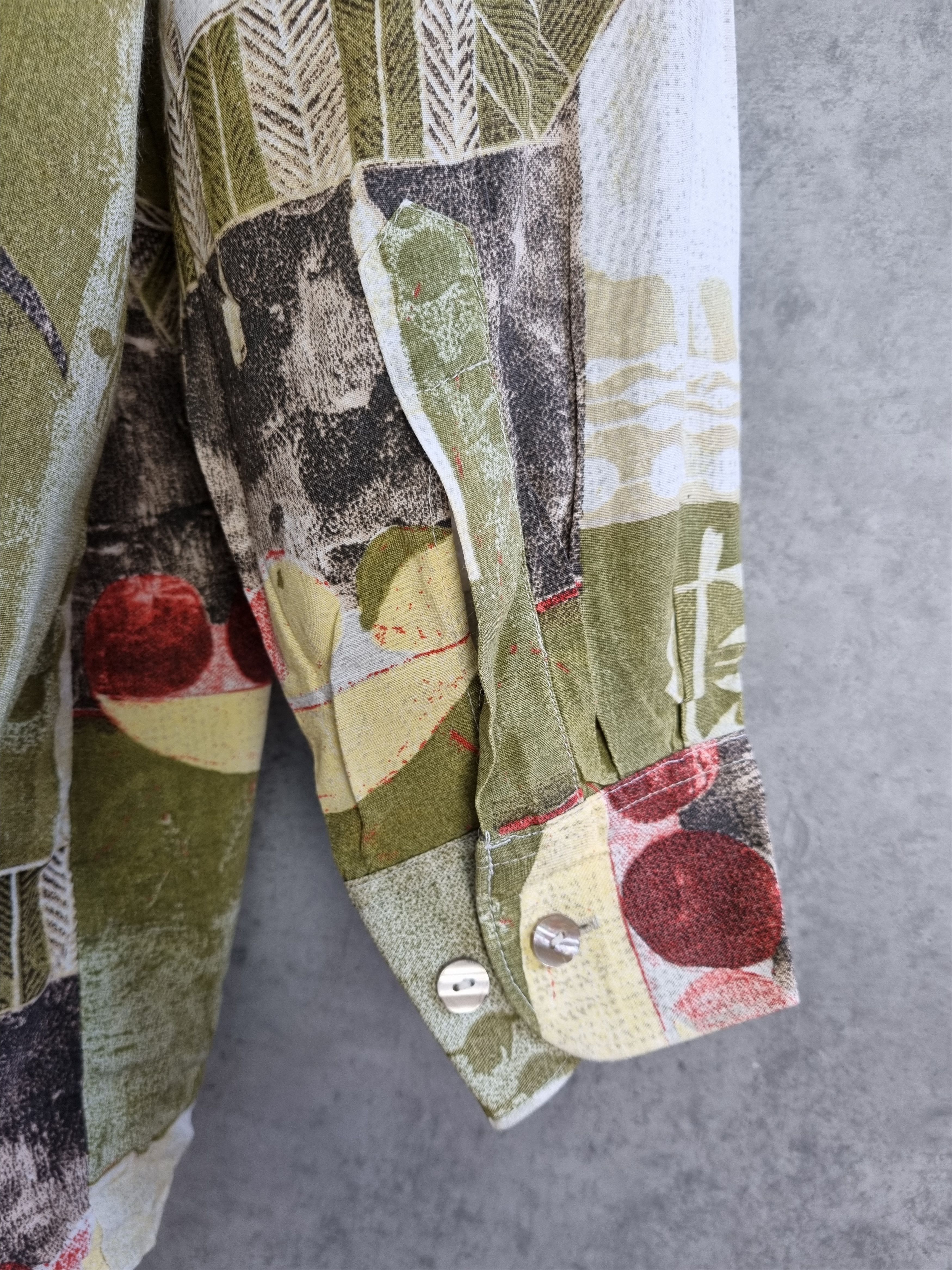 Vintage Rare Hawaiian Shirt Abstract Print DRIES VAN NOTEN style Size US M / EU 48-50 / 2 - 14 Thumbnail