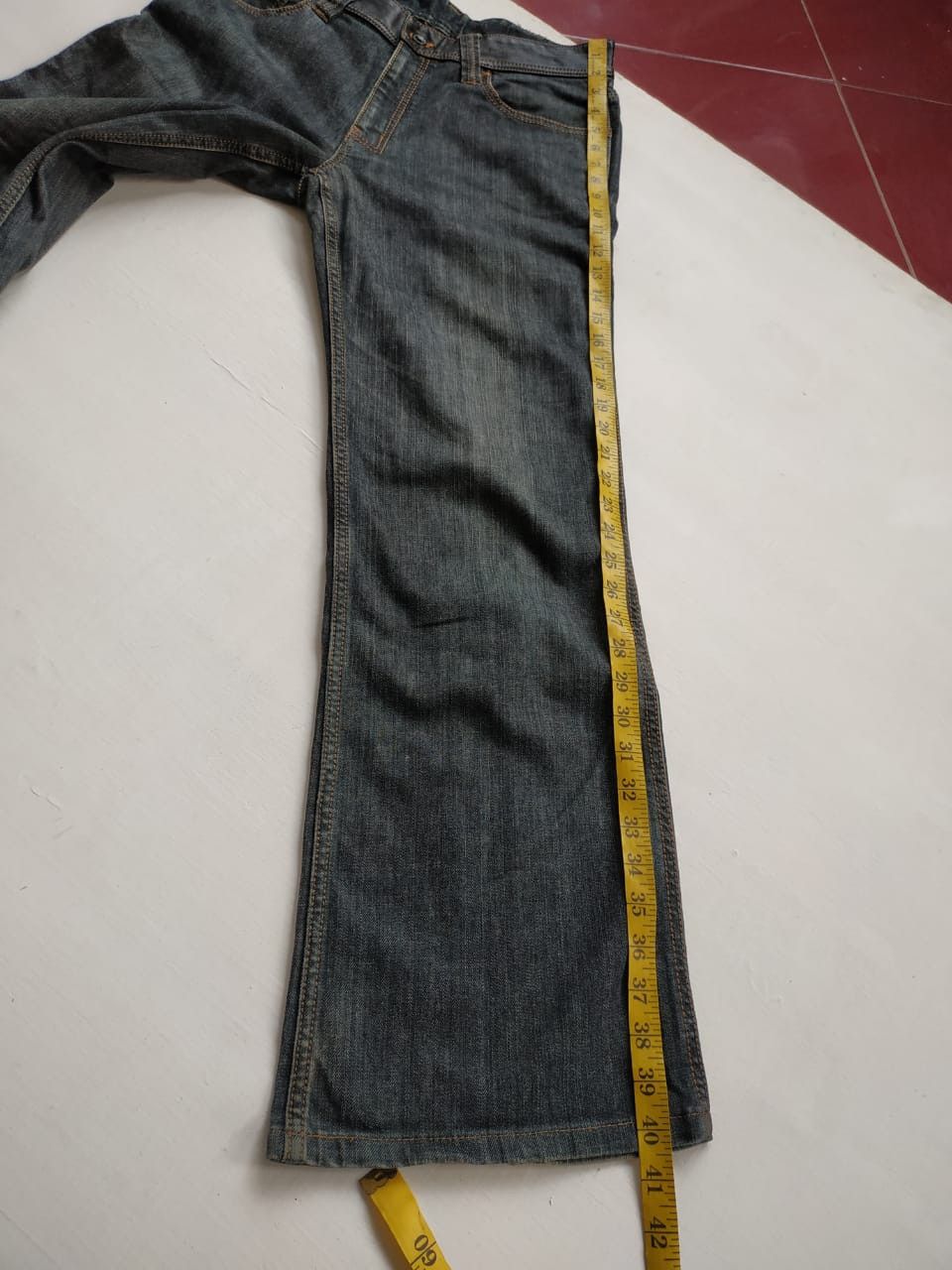 Ermenegildo Zegna Ermenegildo Zegna Leather Waist Jeans Size US 30 / EU 46 - 6 Thumbnail