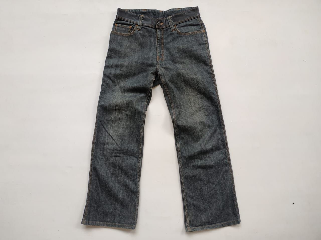 Ermenegildo Zegna Ermenegildo Zegna Leather Waist Jeans Size US 30 / EU 46 - 12 Thumbnail