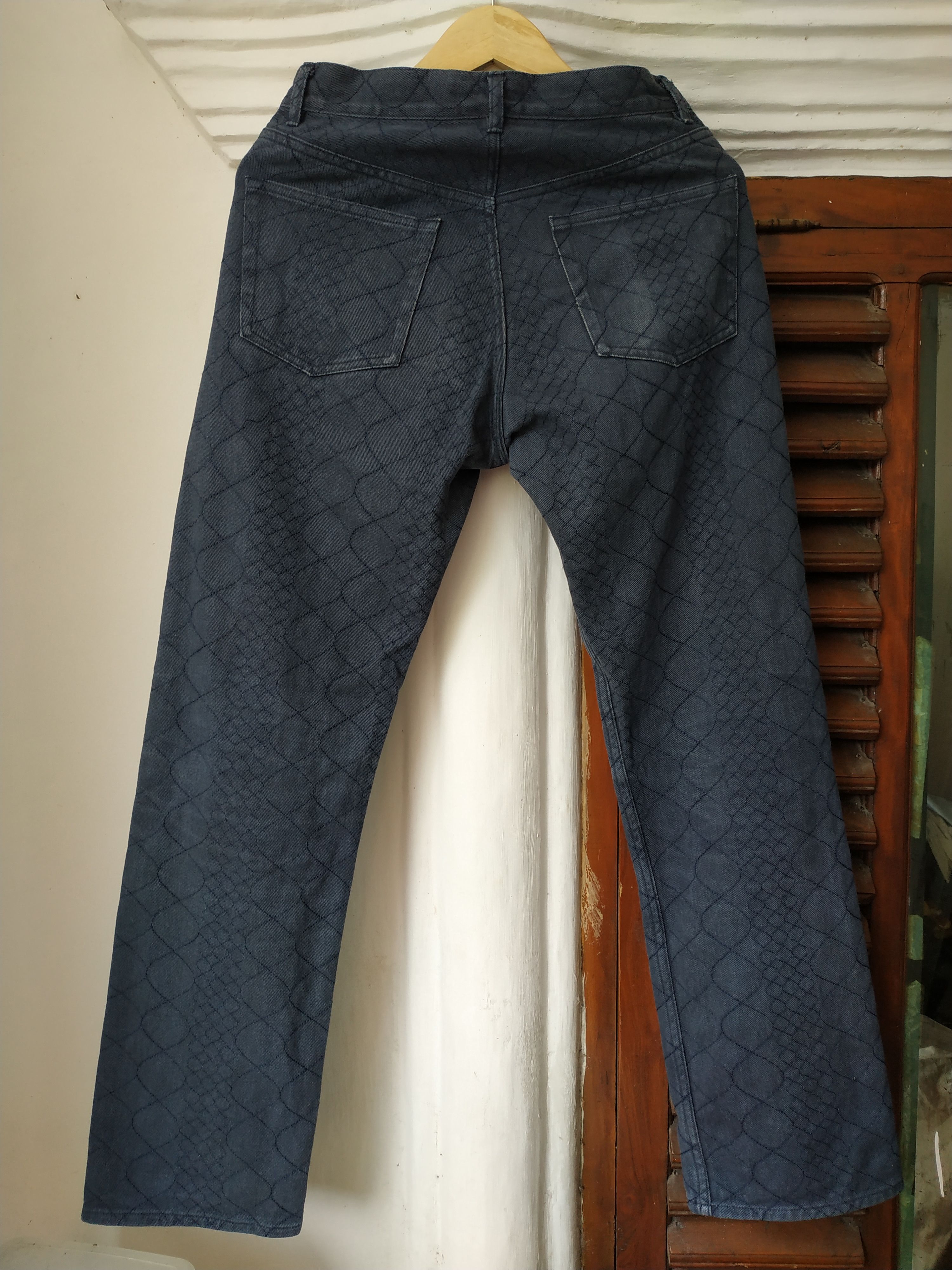 Final Home × Issey Miyake Sample Snake Skin Stitch Pattern Size US 30 / EU 46 - 2 Thumbnail