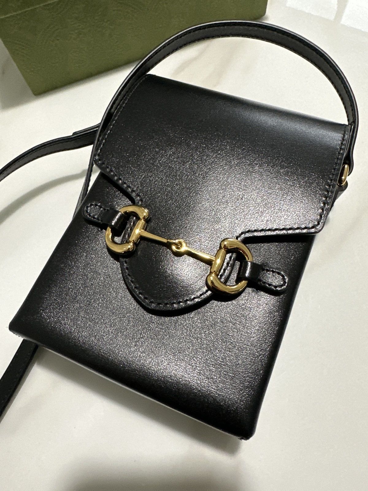 Gucci Gucci Horsebit 1955 mini bag black Size ONE SIZE - 4 Thumbnail