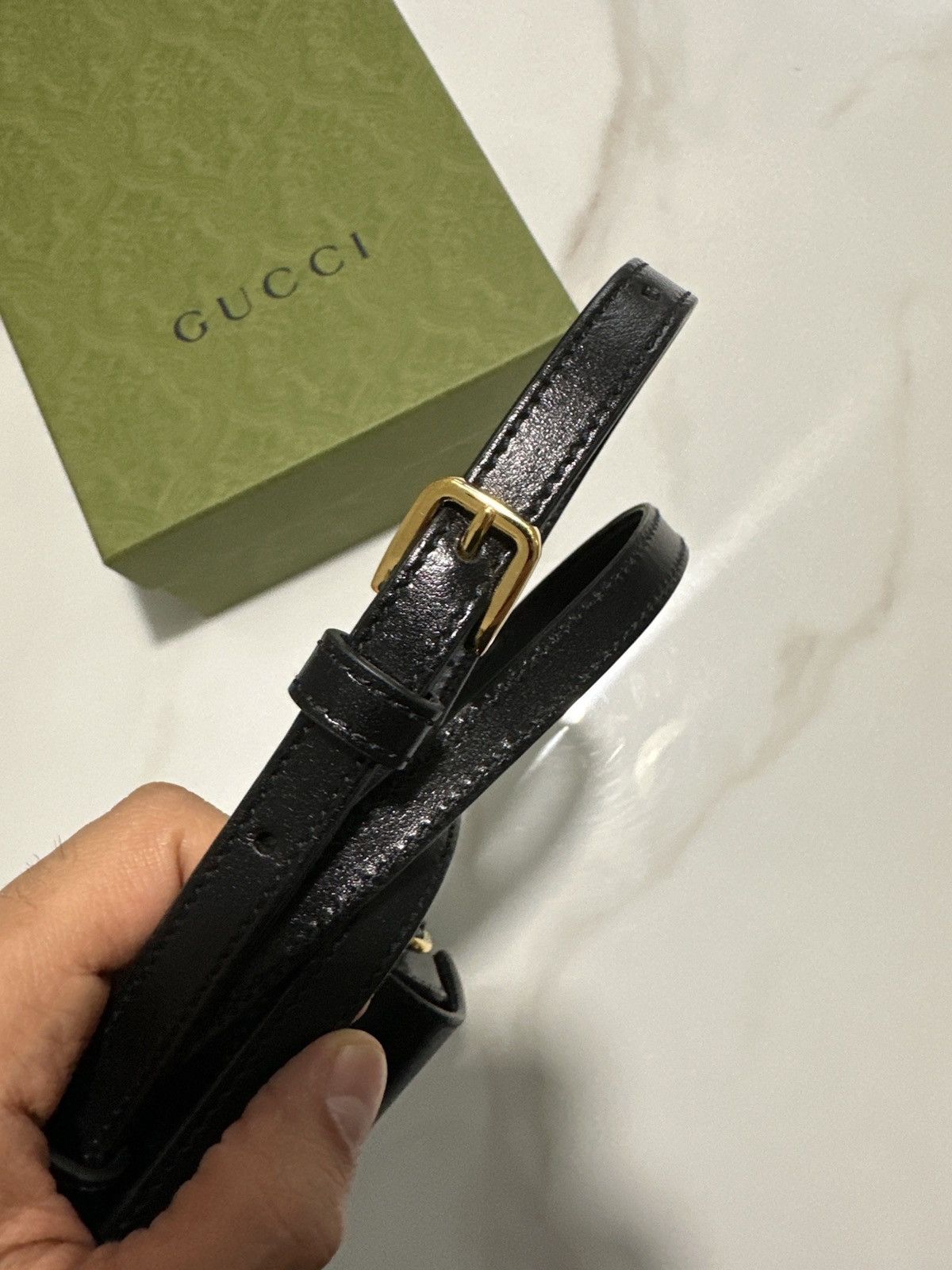 Gucci Gucci Horsebit 1955 mini bag black Size ONE SIZE - 7 Thumbnail