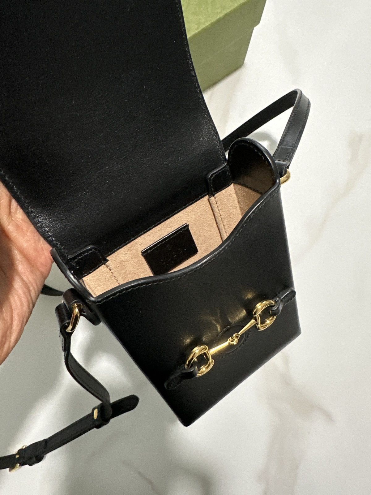 Gucci Gucci Horsebit 1955 mini bag black Size ONE SIZE - 9 Thumbnail
