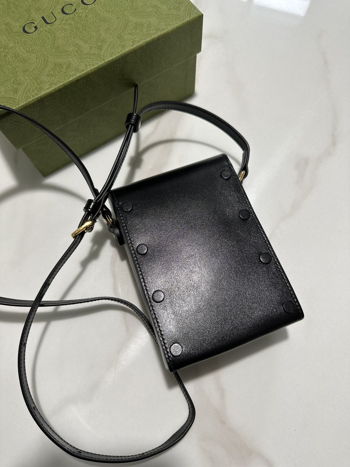 Gucci Gucci Horsebit 1955 mini bag black Size ONE SIZE - 5 Thumbnail