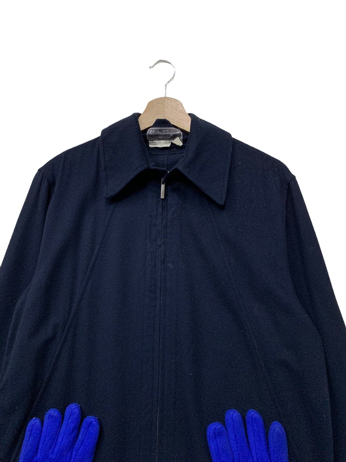 Salvatore Ferragamo 🔥VTG S.FERRAGAMO WOOL LAINE JACKETS Size US M / EU 48-50 / 2 - 4 Thumbnail