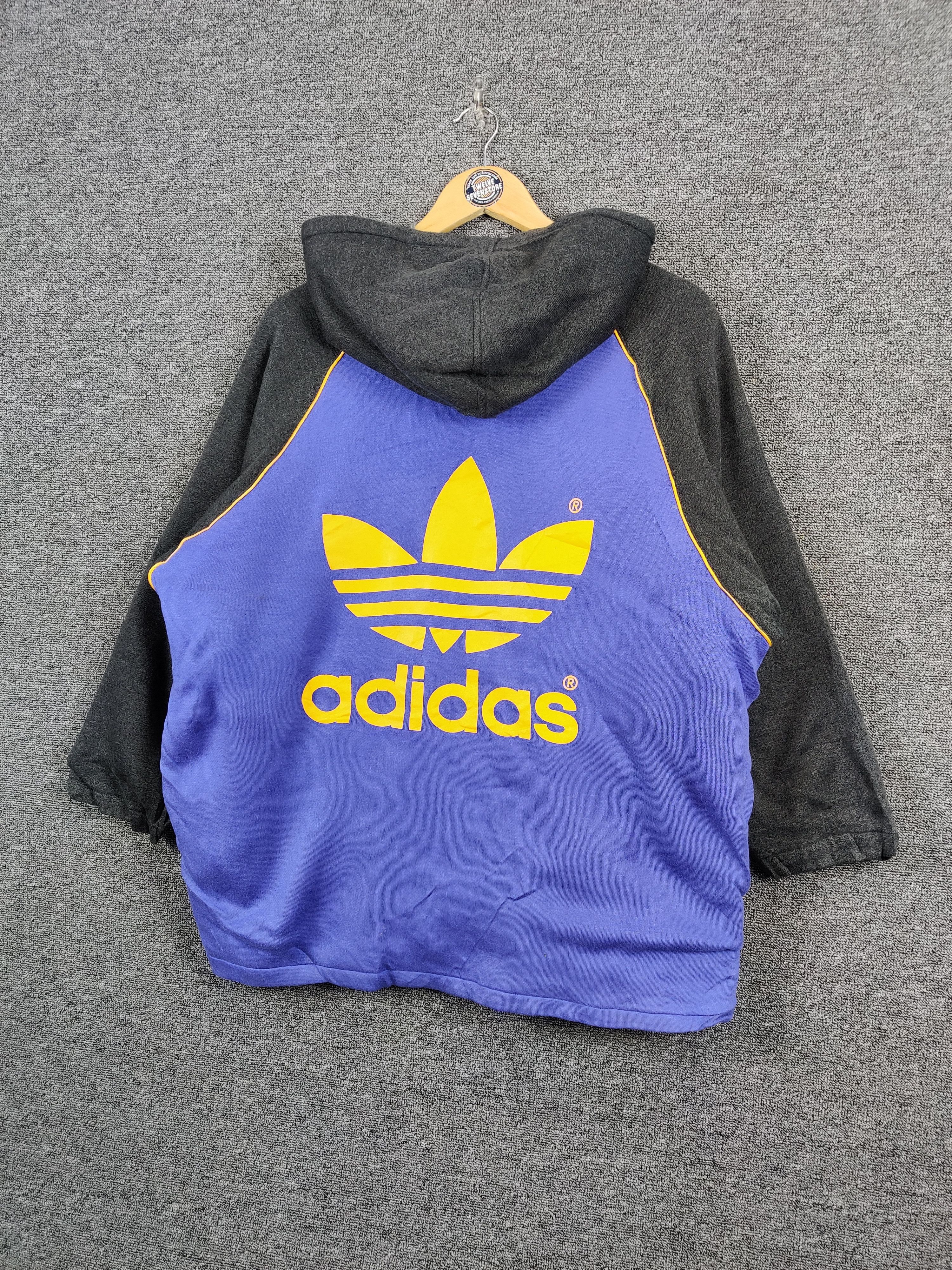 Adidas Vintage 90s Adidas Trefoil Sherpa Big Logo Jacket Size US XXL / EU 58 / 5 - 2 Thumbnail