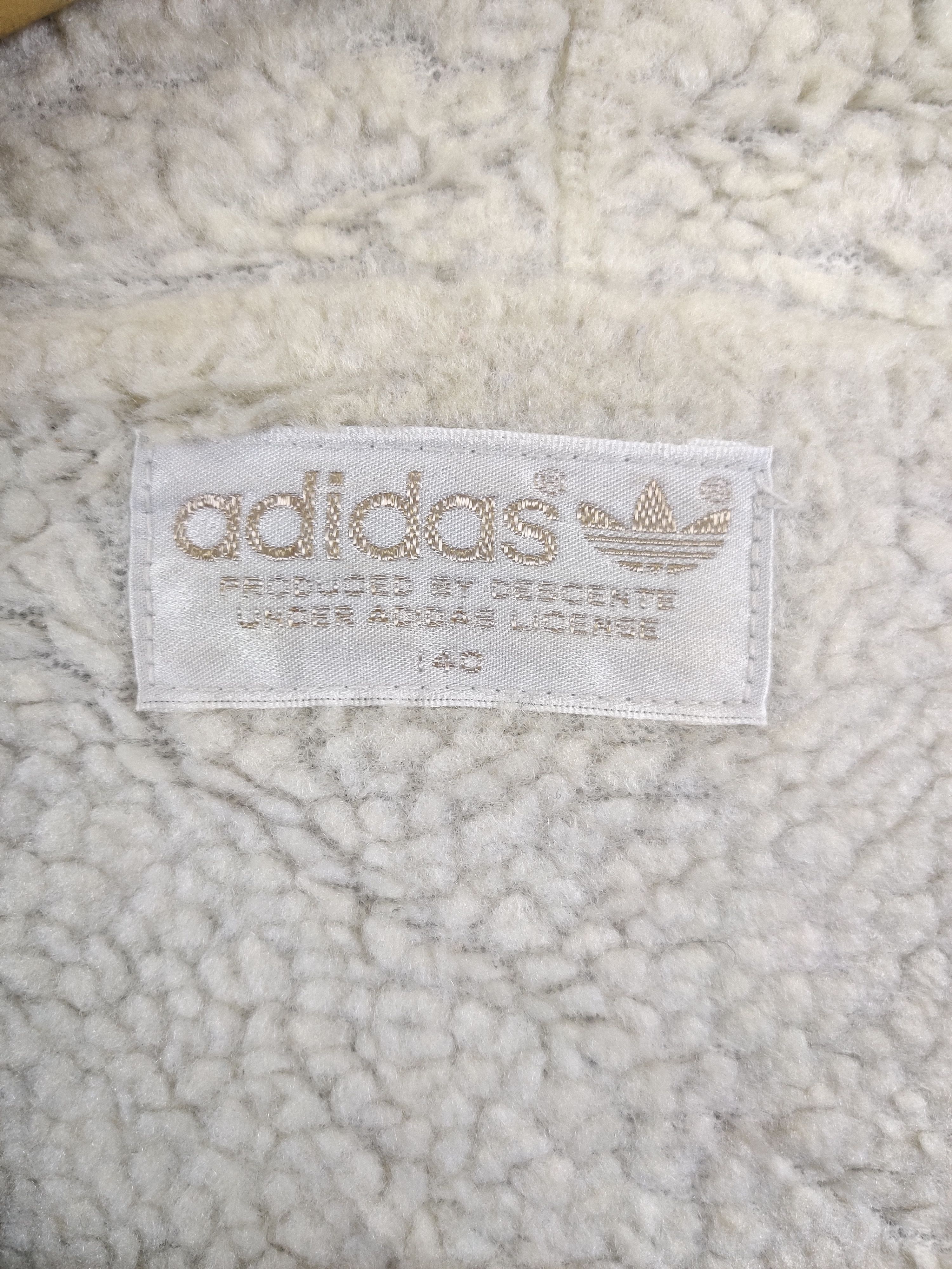 Adidas Vintage 90s Adidas Trefoil Sherpa Big Logo Jacket Size US XXL / EU 58 / 5 - 8 Thumbnail