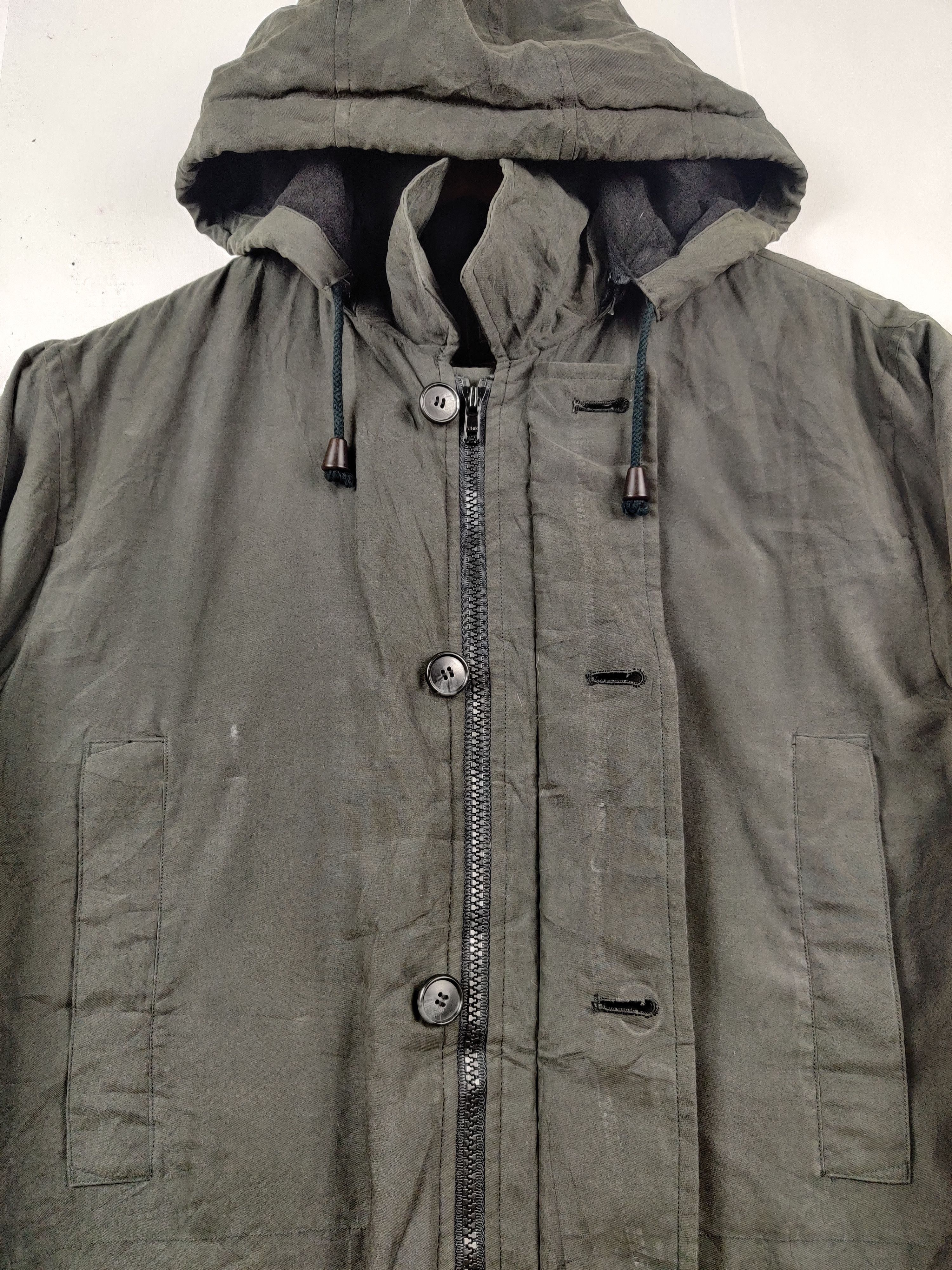 Japanese Brand Vintage Japanese Brand Radici Black Parkas Jacket Size US S / EU 44-46 / 1 - 6 Thumbnail