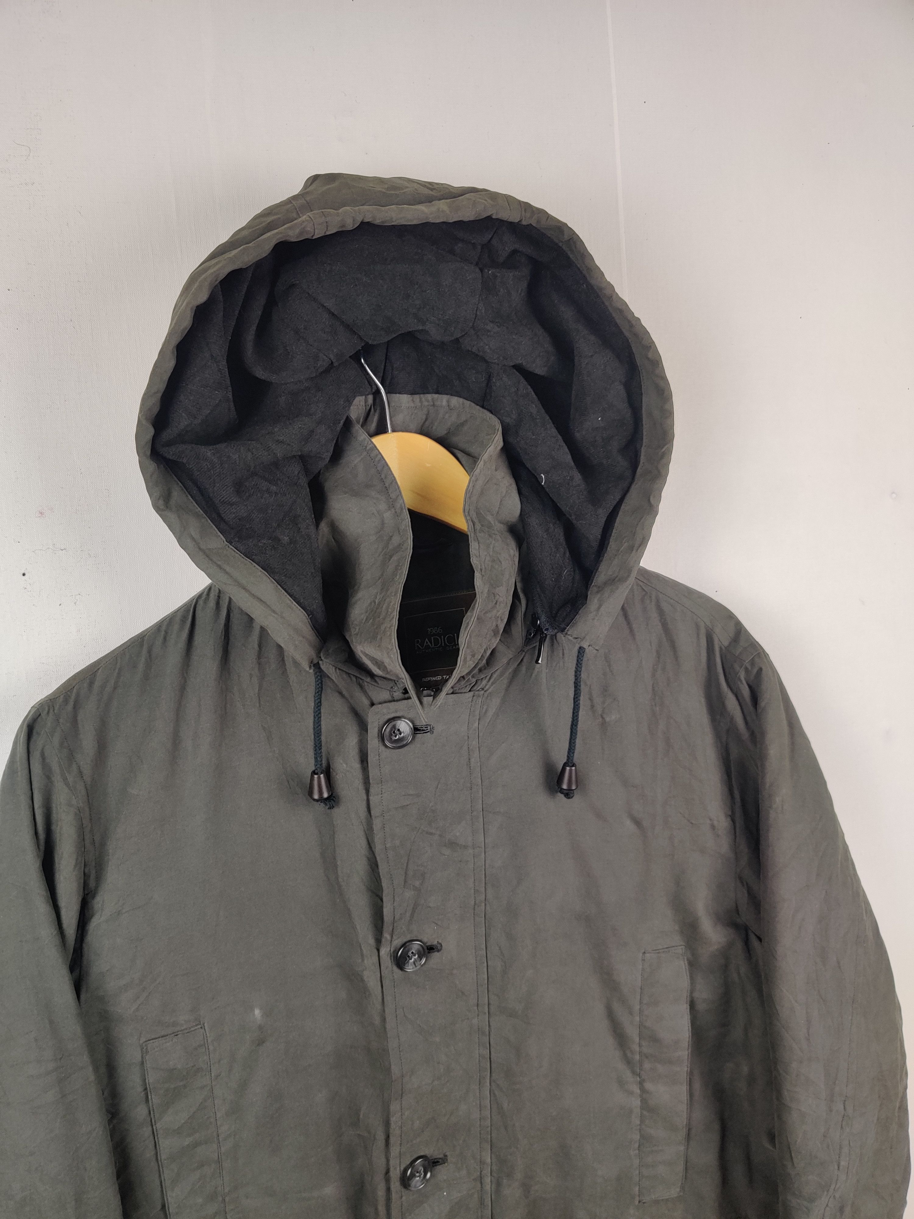 Japanese Brand Vintage Japanese Brand Radici Black Parkas Jacket Size US S / EU 44-46 / 1 - 2 Thumbnail