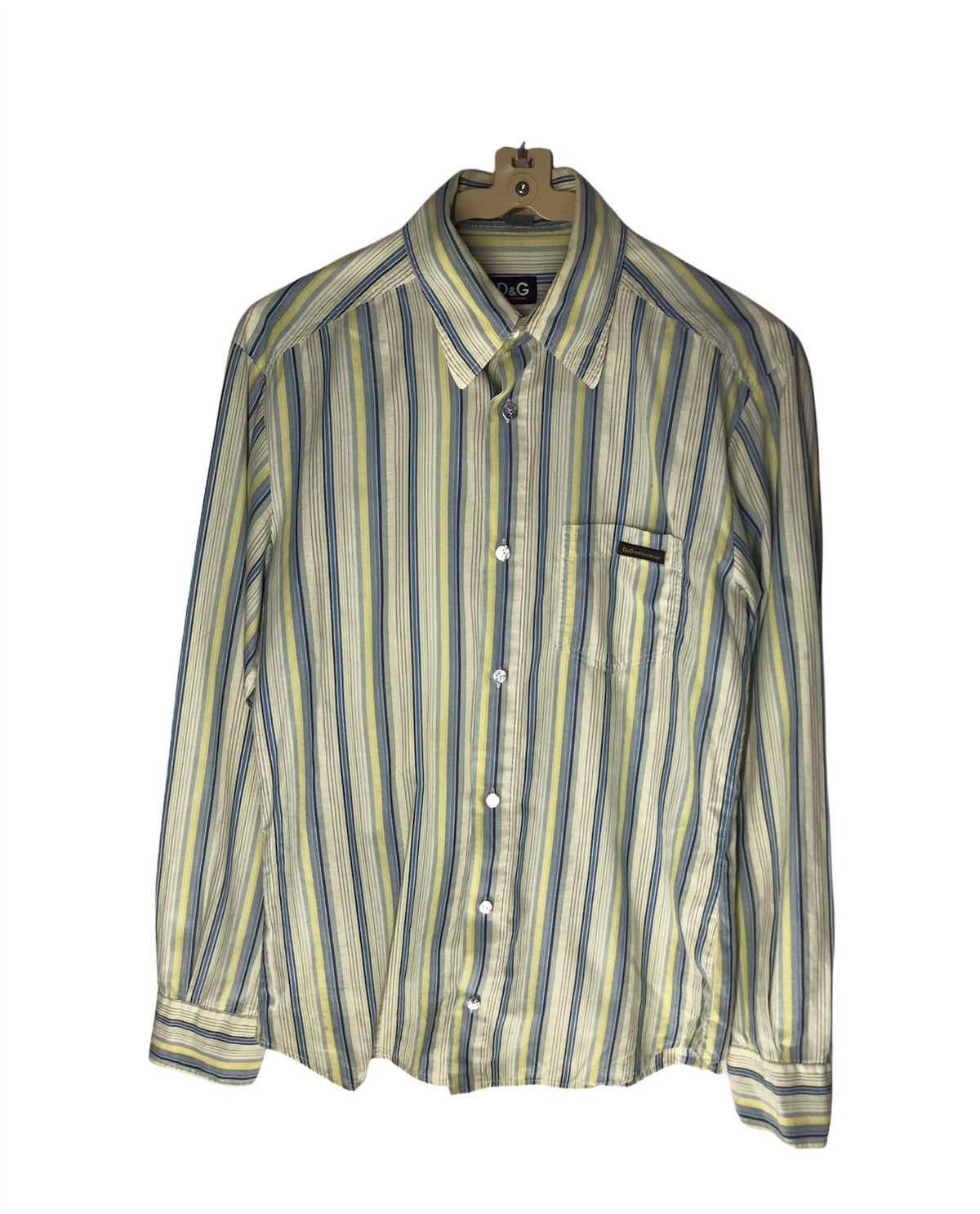 D&G stripe button up shirt