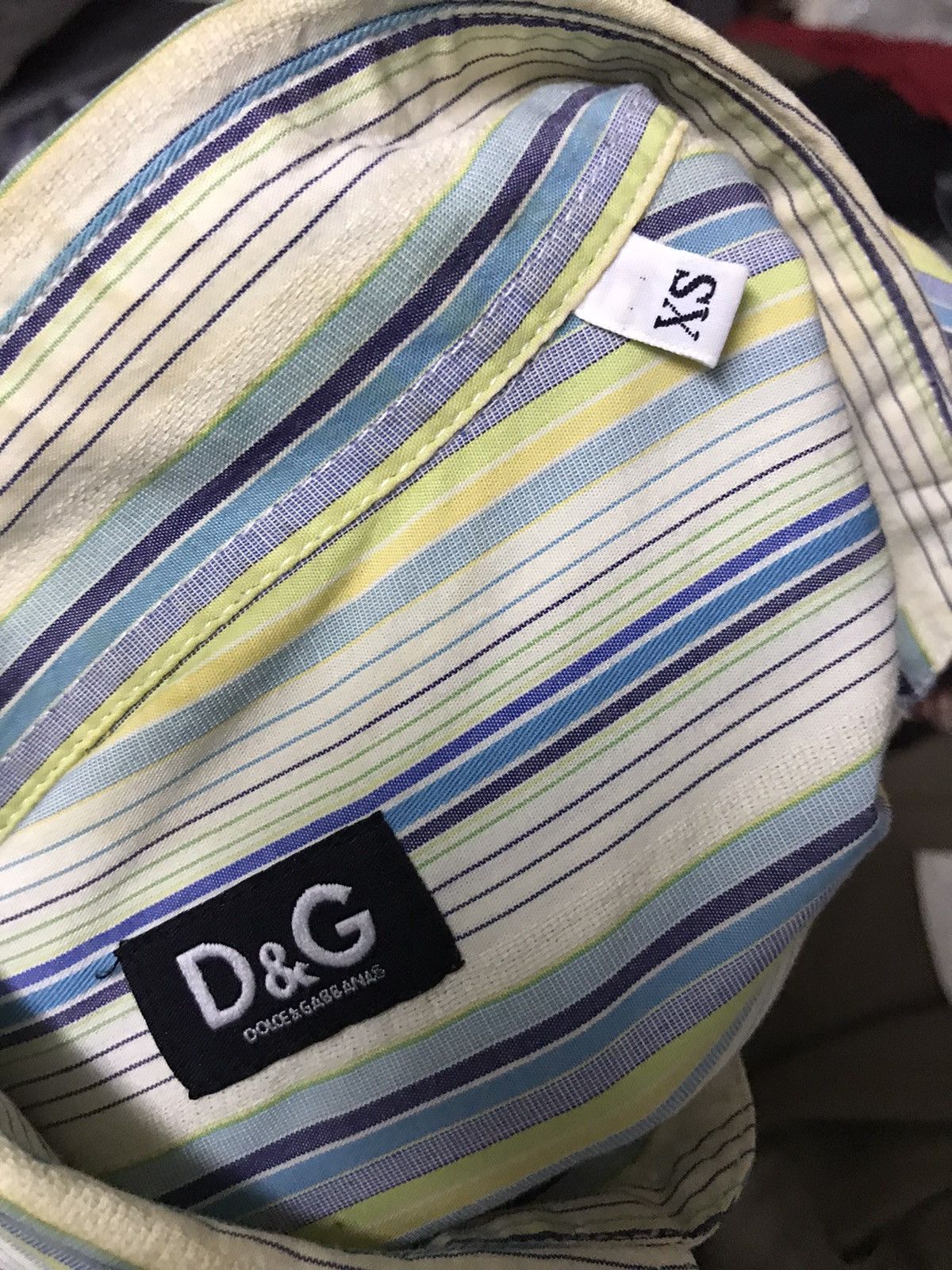 Designer × Dolce & Gabbana D&G stripe button up shirt Size US XS / EU 42 / 0 - 3 Thumbnail